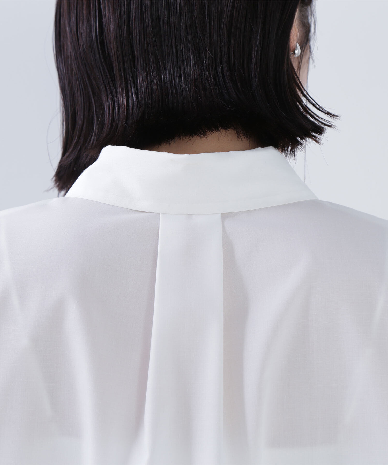  「ステッチフリルスリーブシャツ」|シャツ・ブラウス|