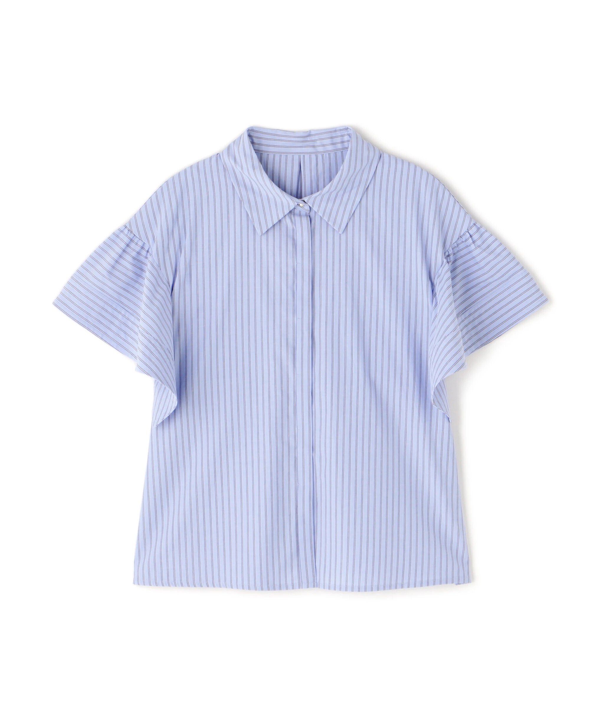  「ステッチフリルスリーブシャツ」|シャツ・ブラウス|