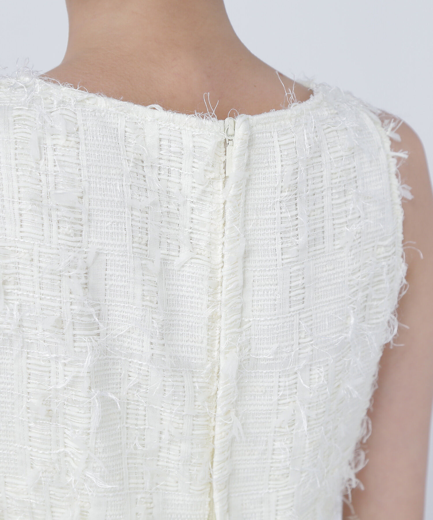  「ツイードアメスリペプラムトップス」|シャツ・ブラウス|