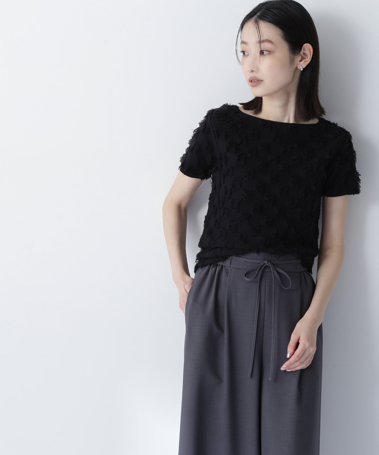  「フリンジコンパクトニット」|ニット・セーター|