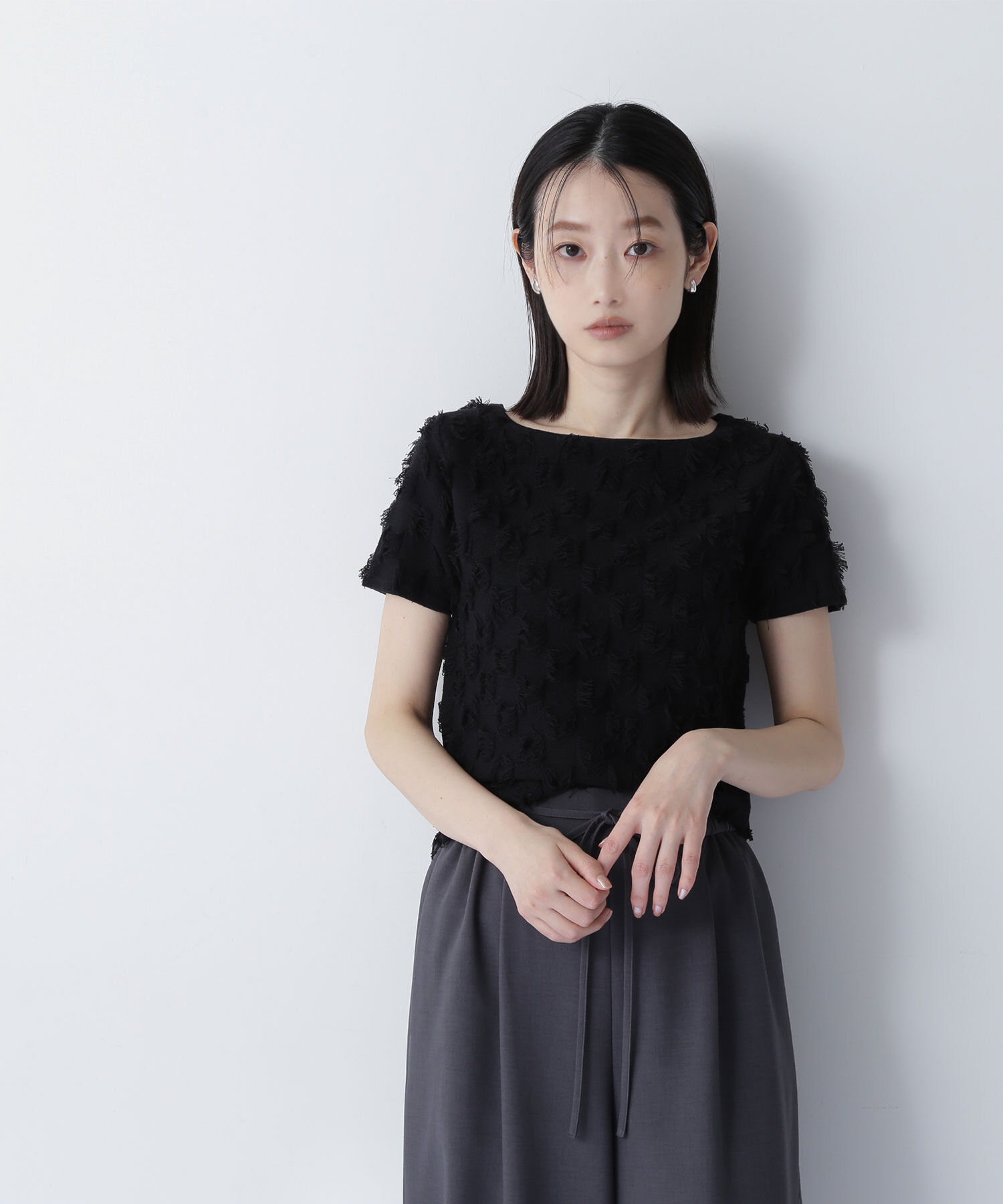  「フリンジコンパクトニット」|ニット・セーター|