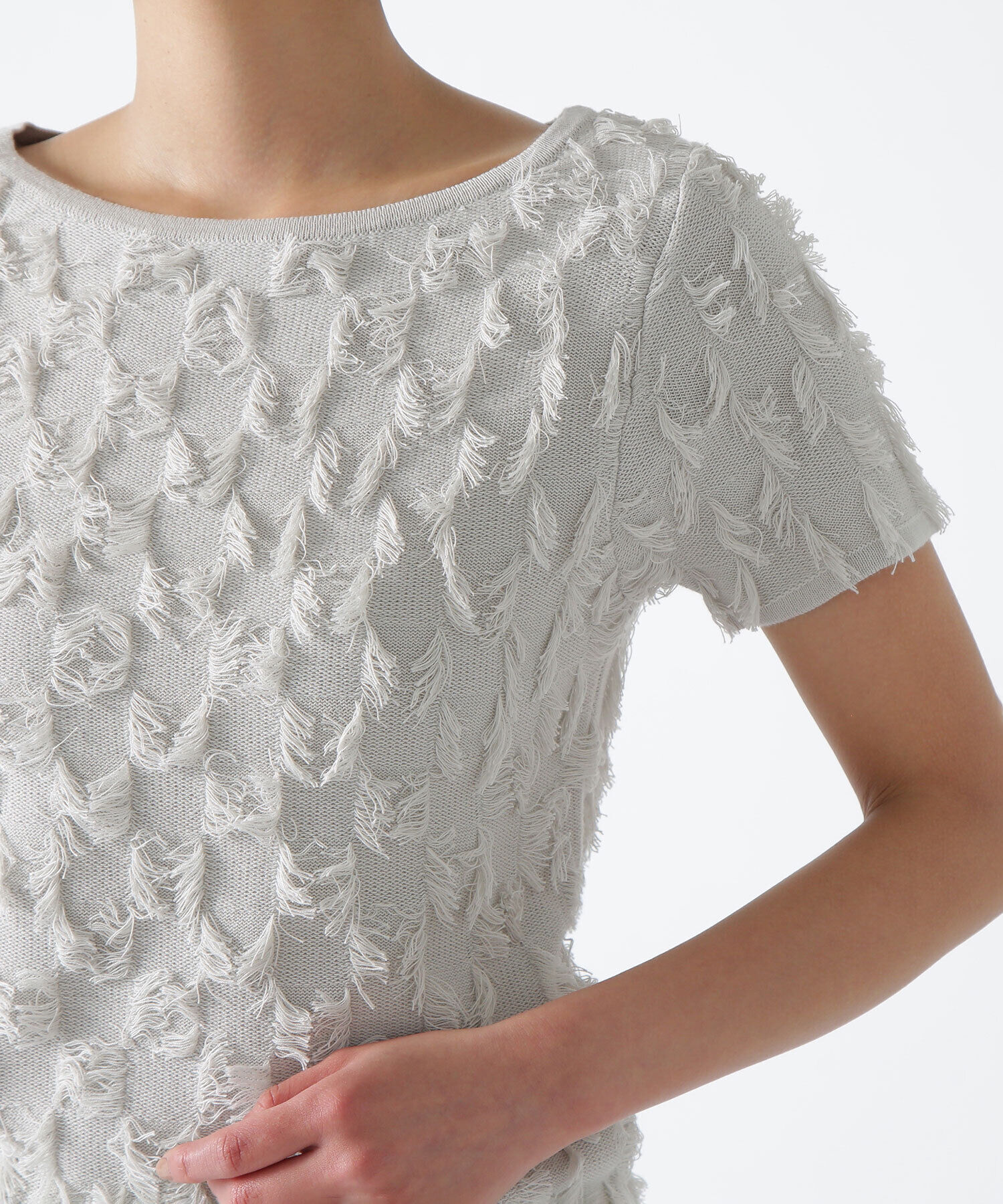  「フリンジコンパクトニット」|ニット・セーター|