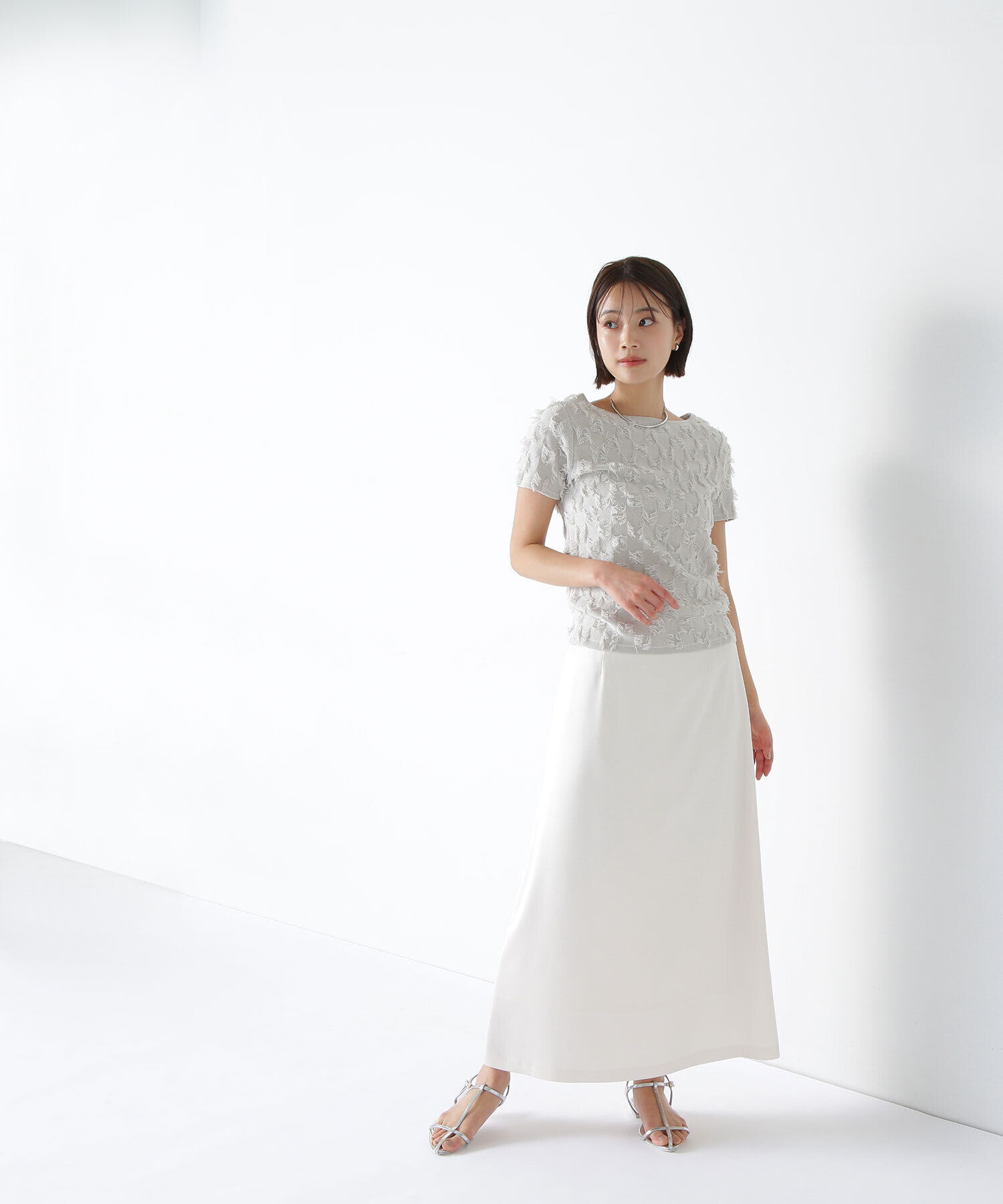  「フリンジコンパクトニット」|ニット・セーター|