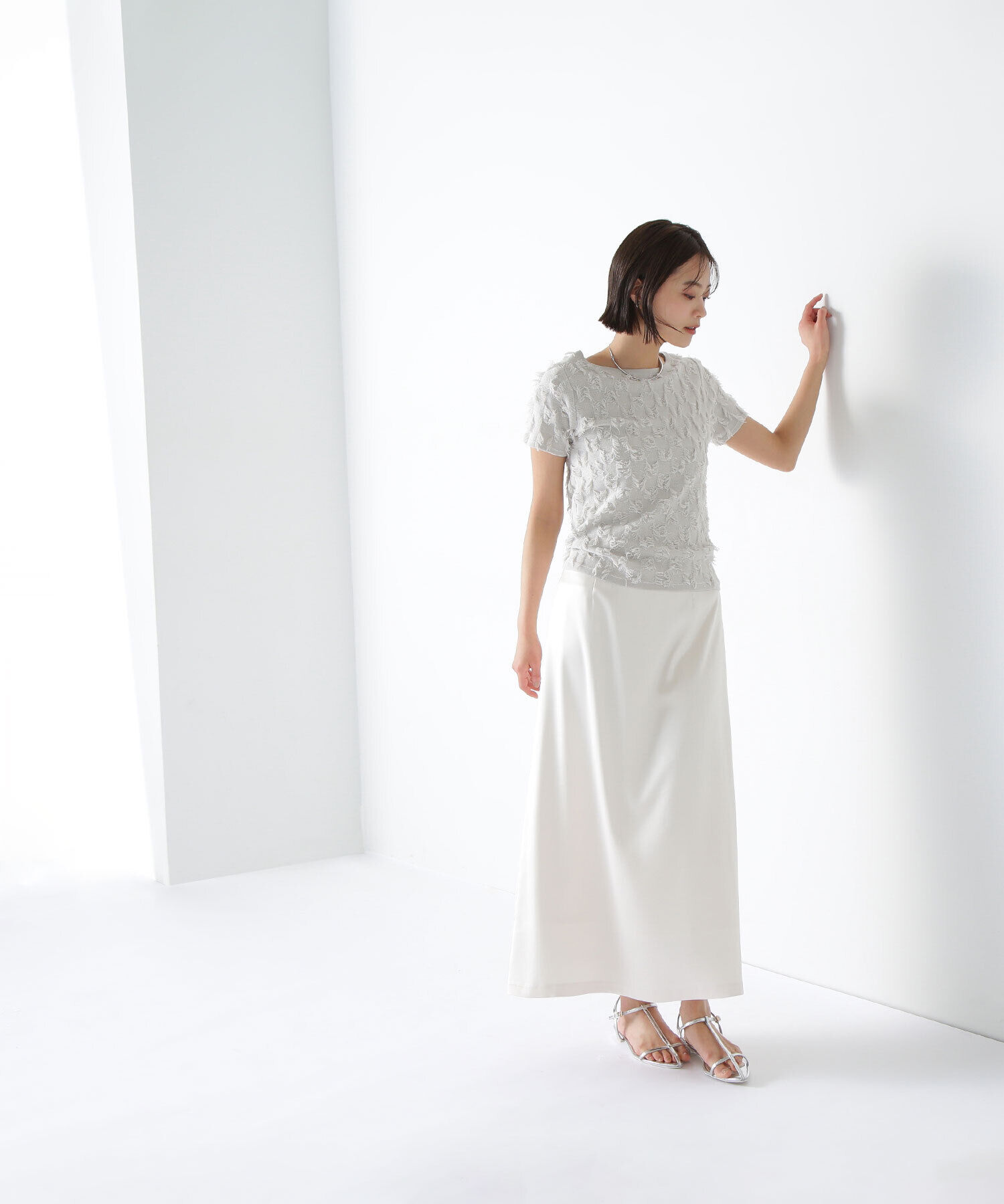  「フリンジコンパクトニット」|ニット・セーター|