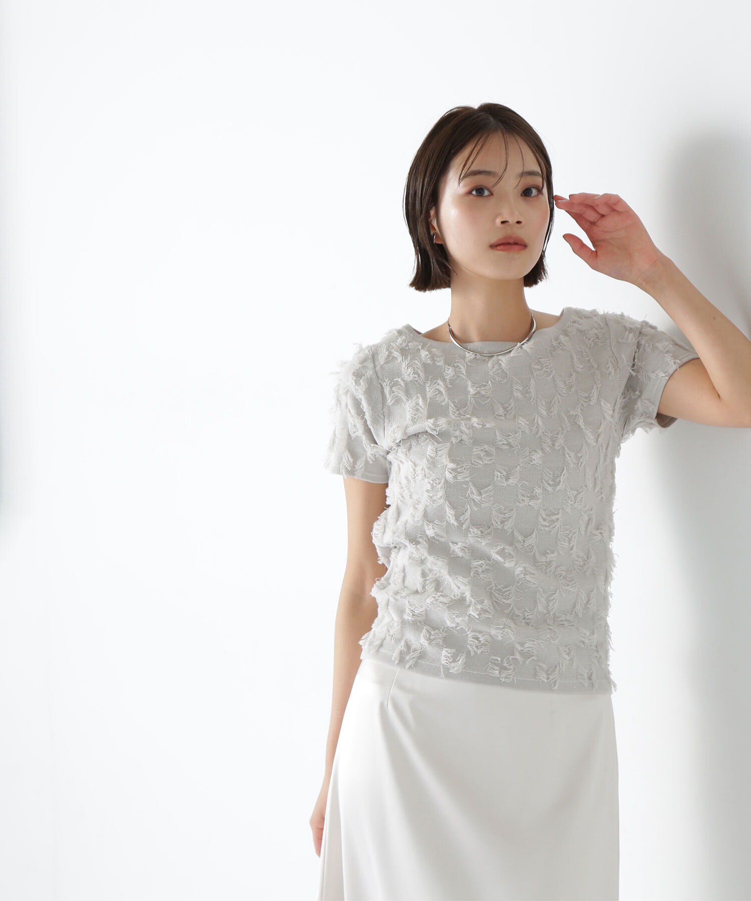  「フリンジコンパクトニット」|ニット・セーター|