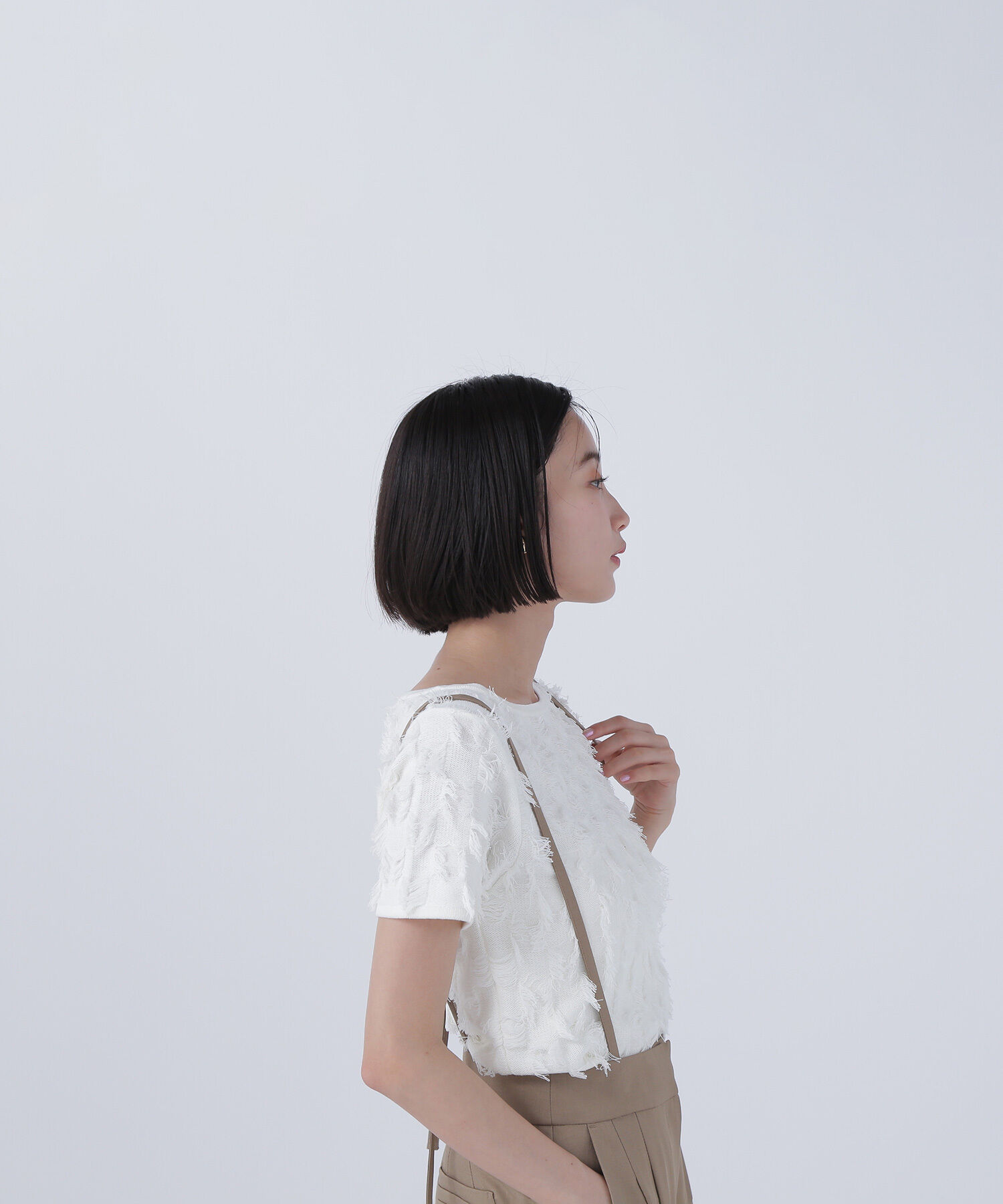  「フリンジコンパクトニット」|ニット・セーター|