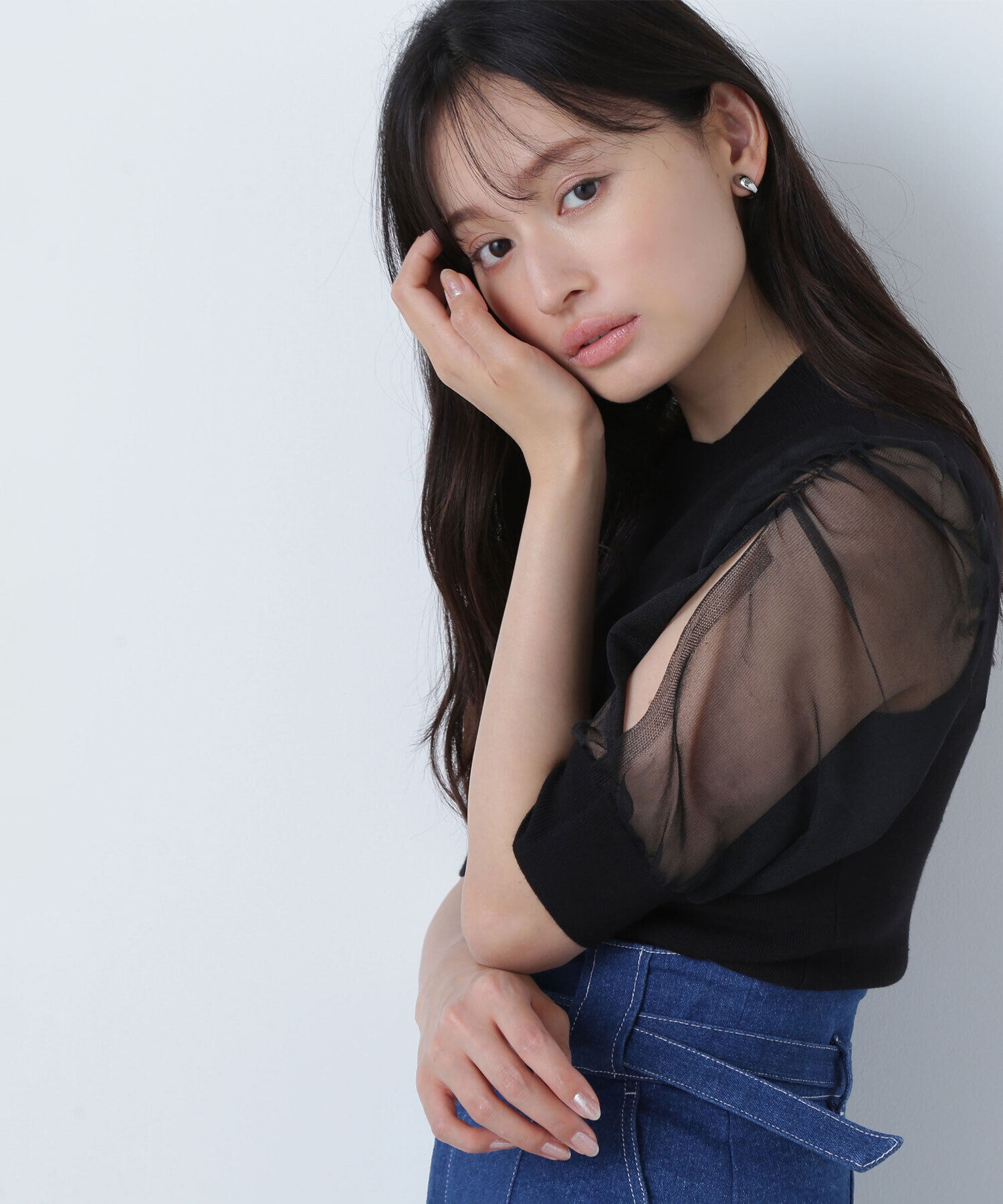  「シアースリットスリーブニット」|ニット・セーター|