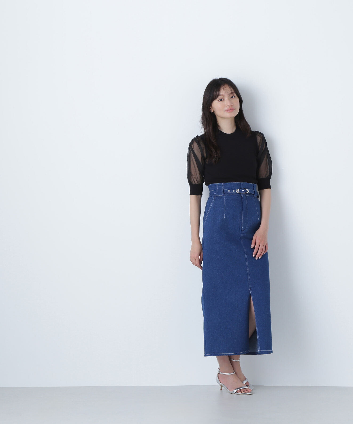  「シアースリットスリーブニット」|ニット・セーター|