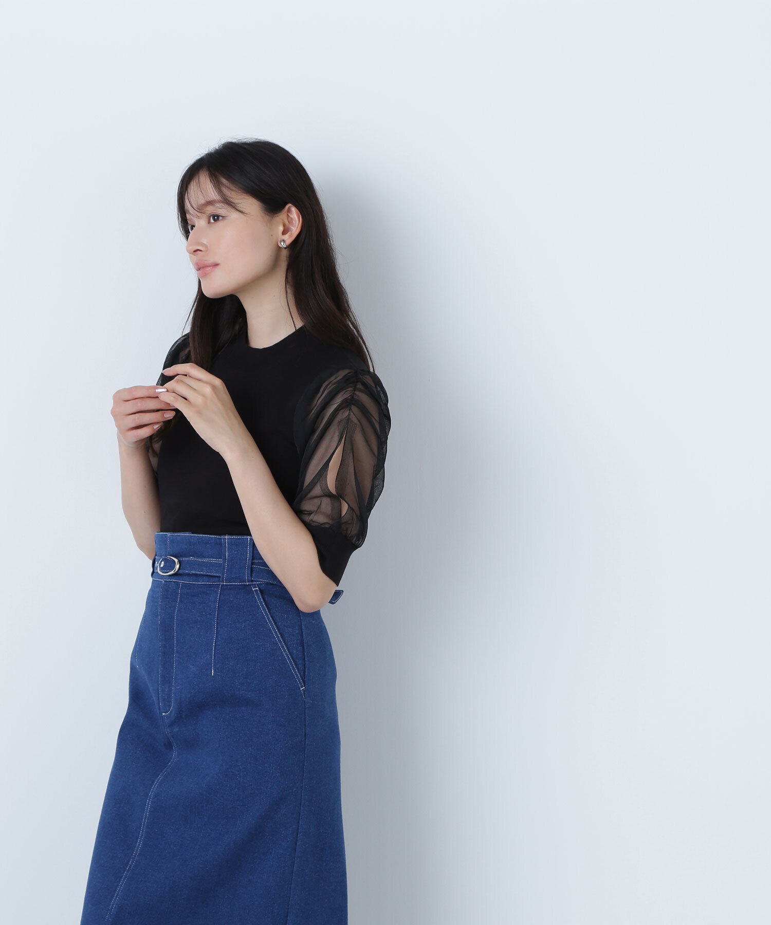  「シアースリットスリーブニット」|ニット・セーター|