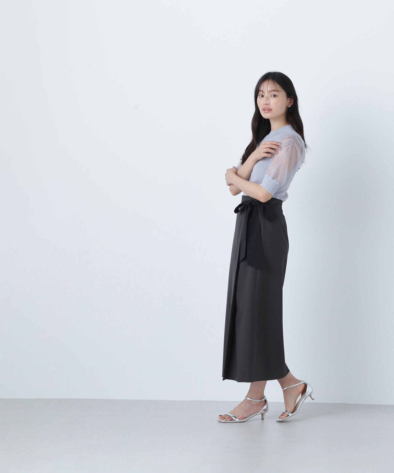  「シアースリットスリーブニット」|ニット・セーター|