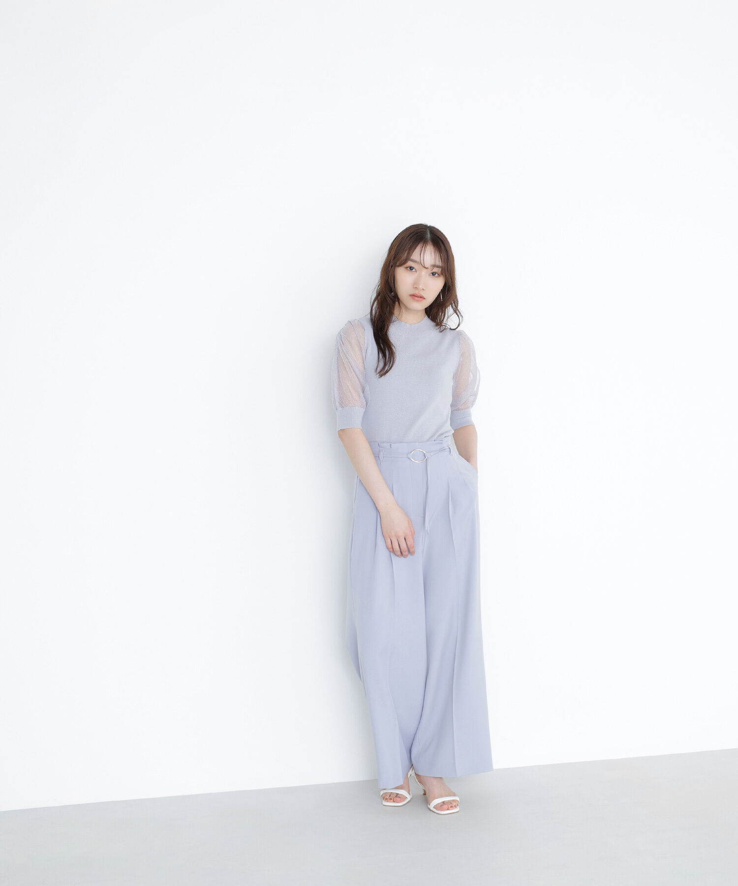  「シアースリットスリーブニット」|ニット・セーター|