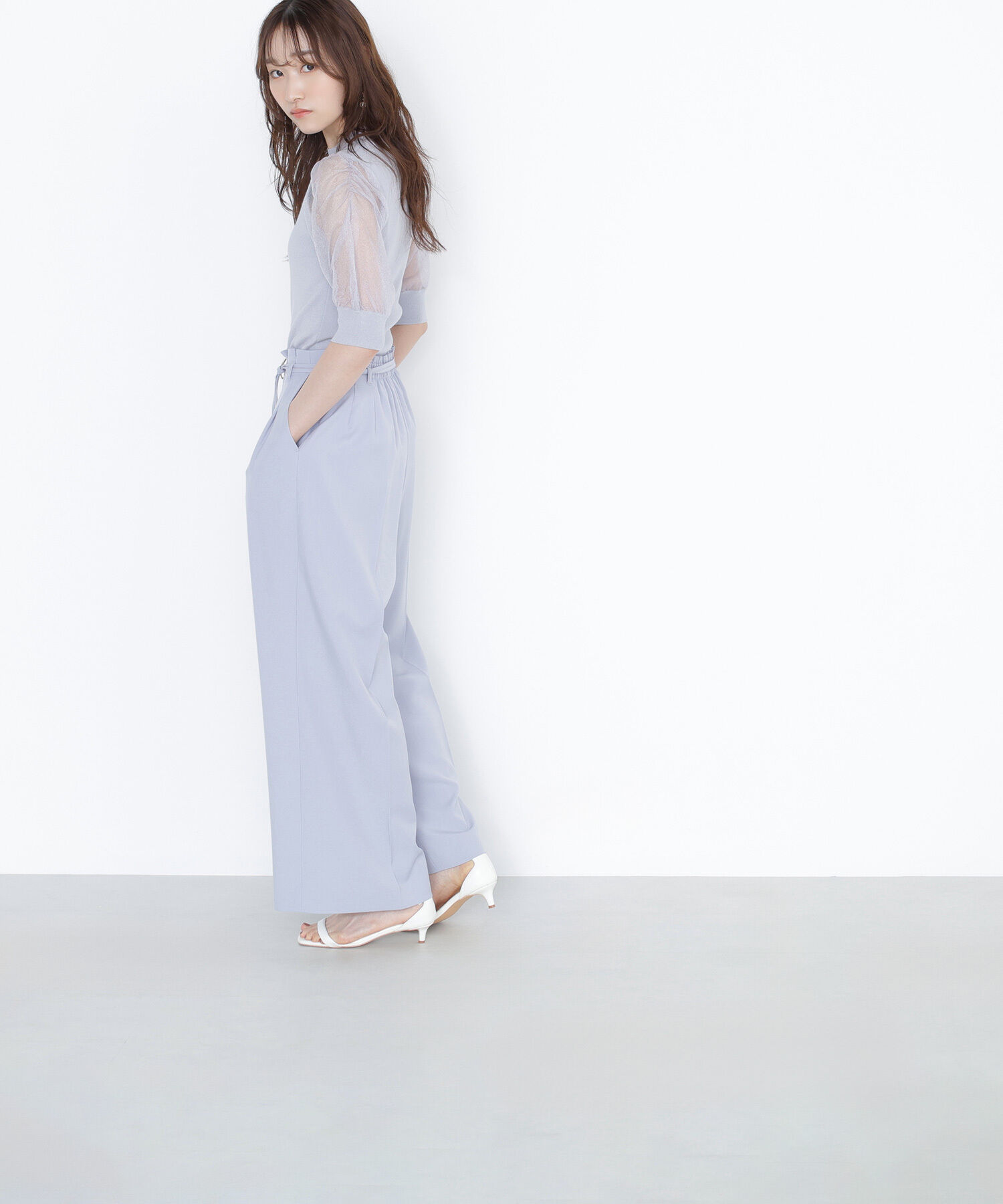  「シアースリットスリーブニット」|ニット・セーター|