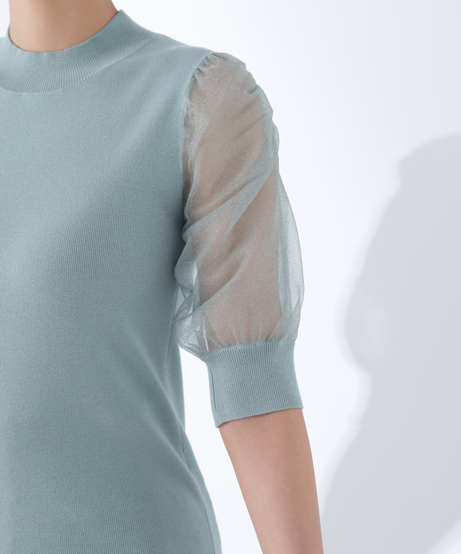  「シアースリットスリーブニット」|ニット・セーター|