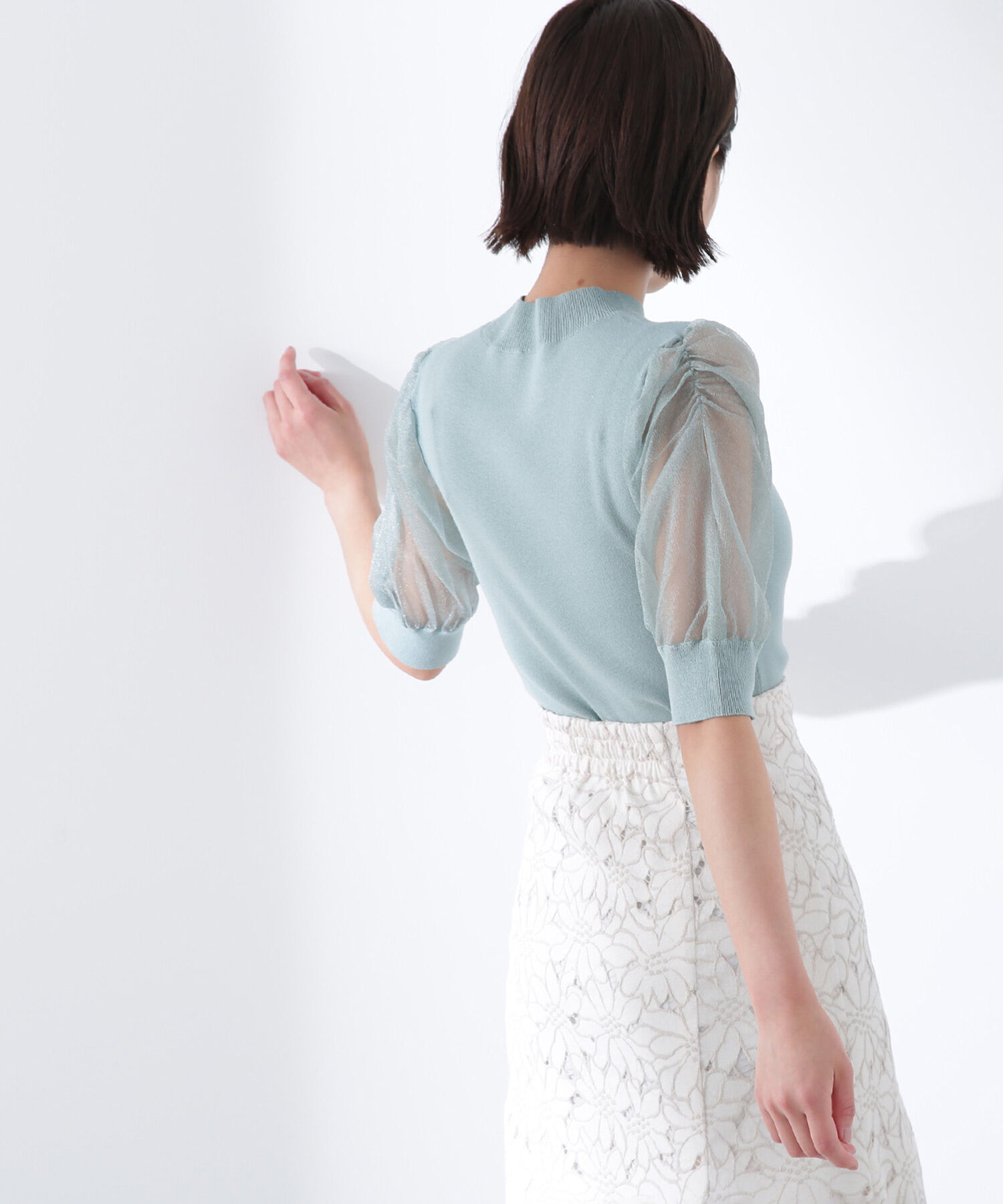  「シアースリットスリーブニット」|ニット・セーター|