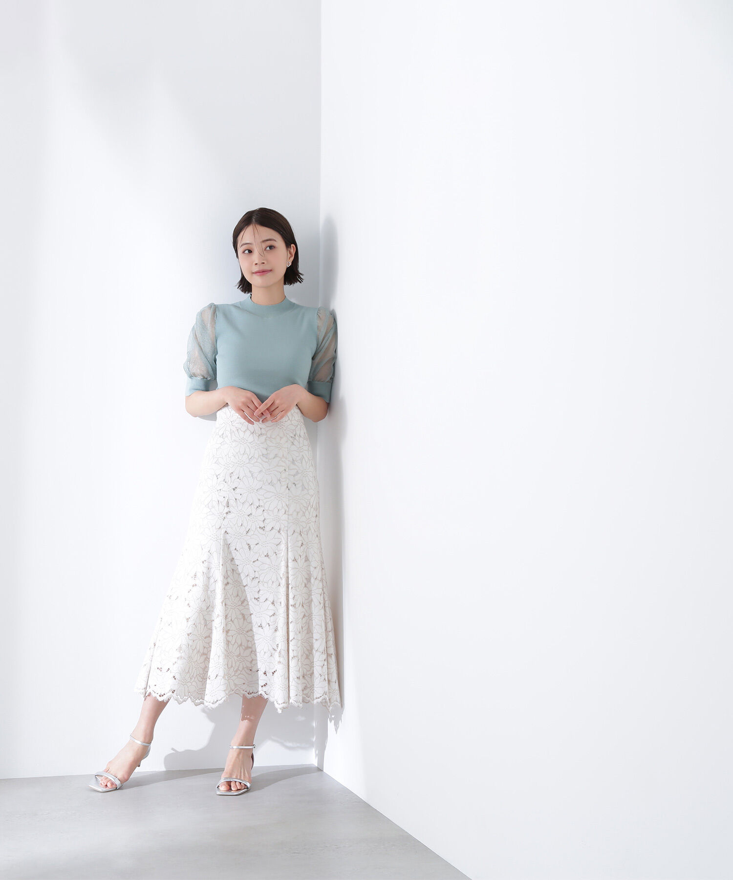  「シアースリットスリーブニット」|ニット・セーター|