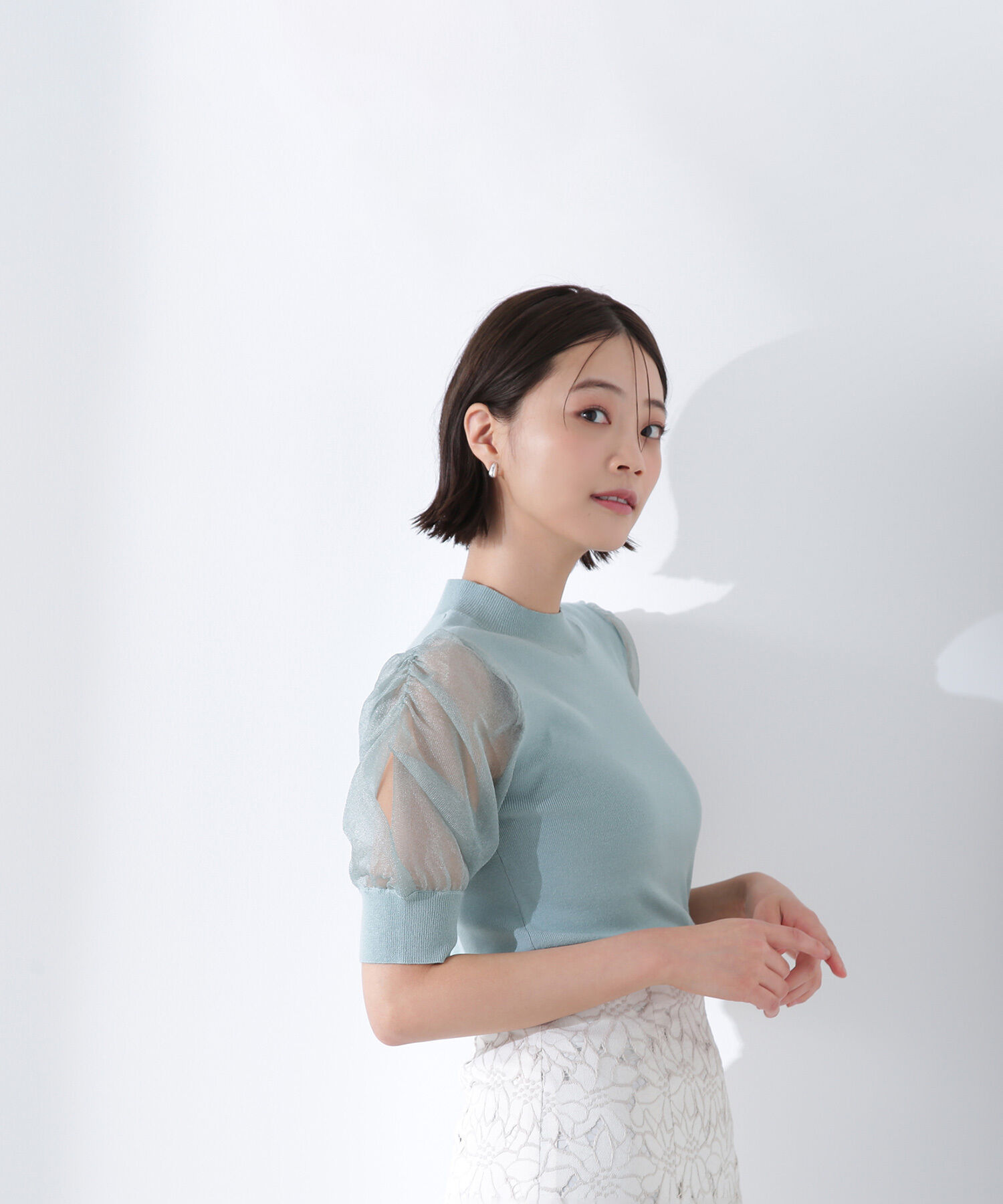  「シアースリットスリーブニット」|ニット・セーター|