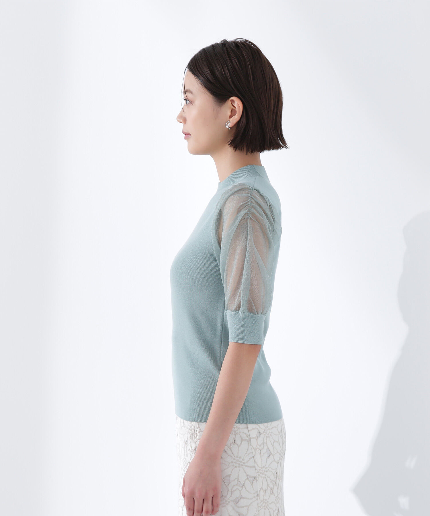  「シアースリットスリーブニット」|ニット・セーター|