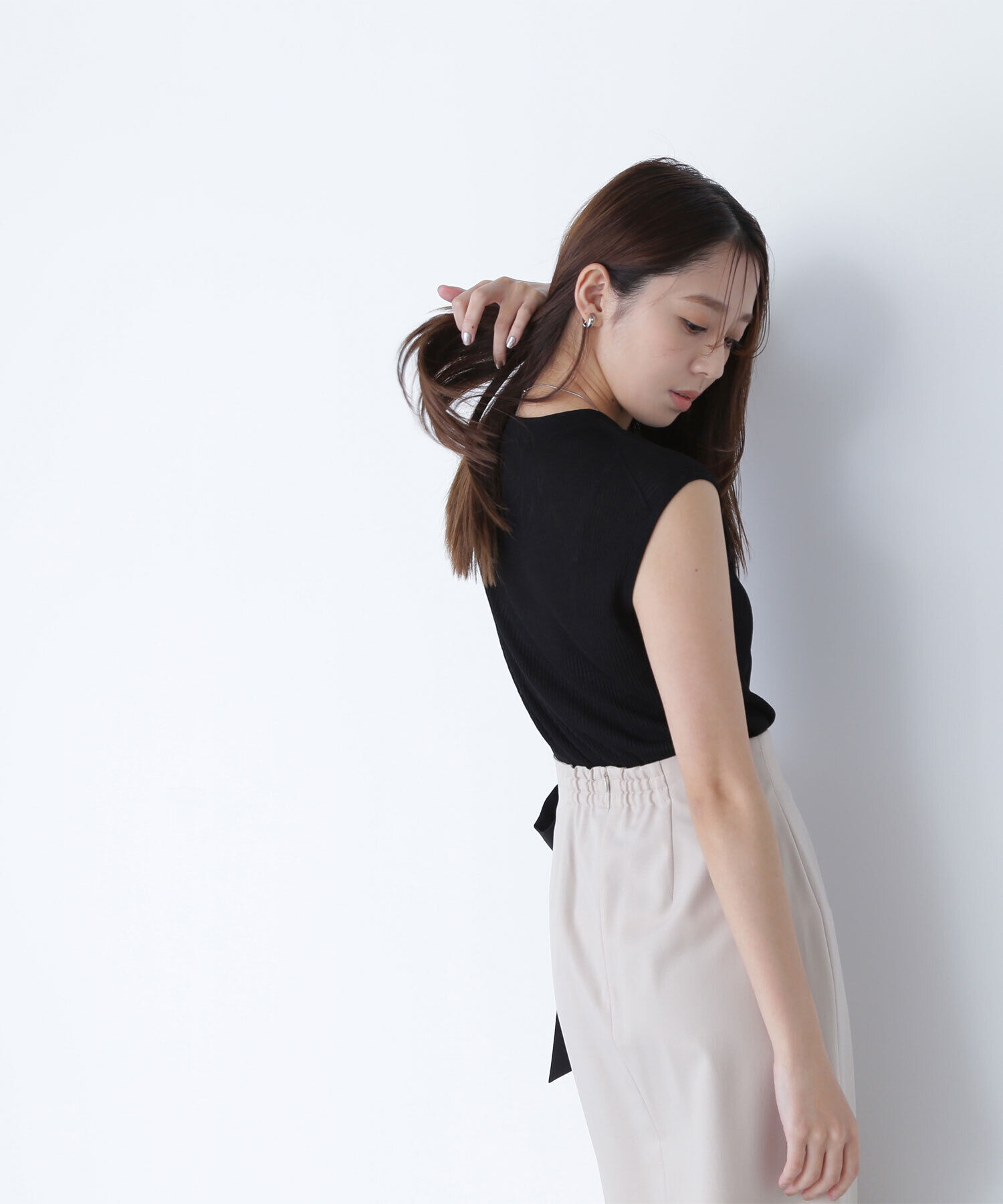  「シアーリブニット」|ニット・セーター|