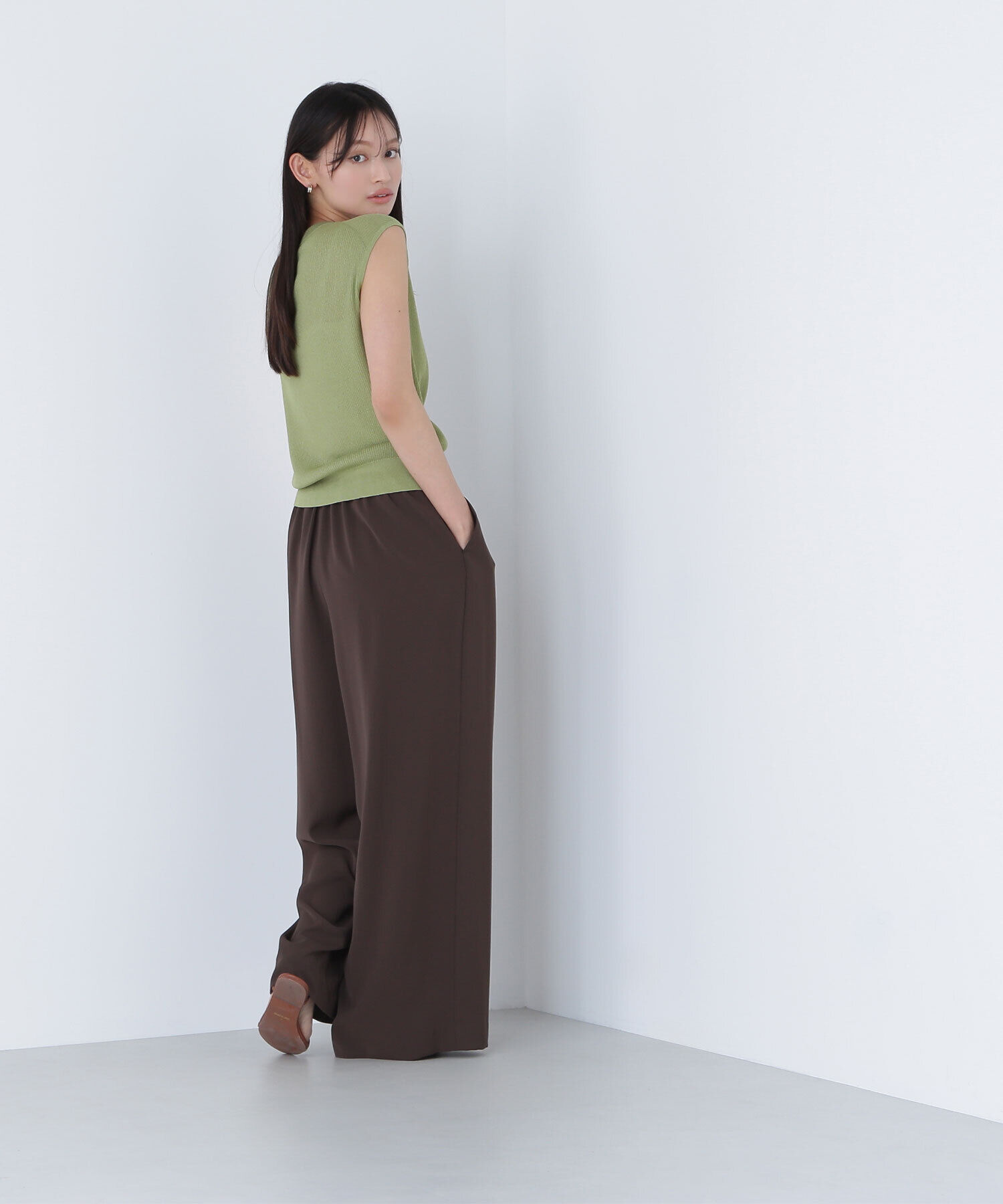  「シアーリブニット」|ニット・セーター|