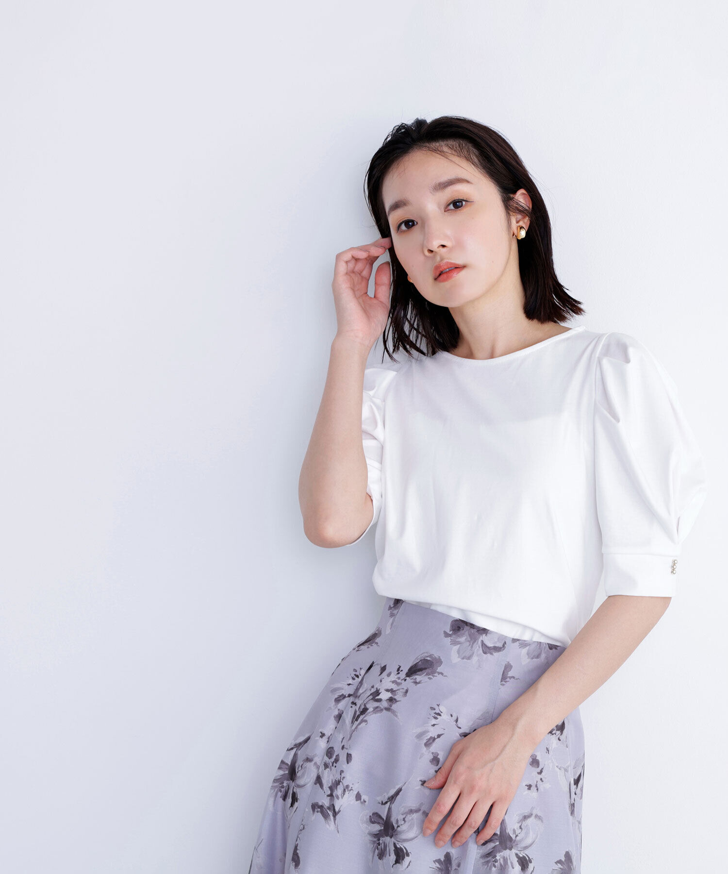  「パフスリーブカットソー」|Tシャツ・カットソー|