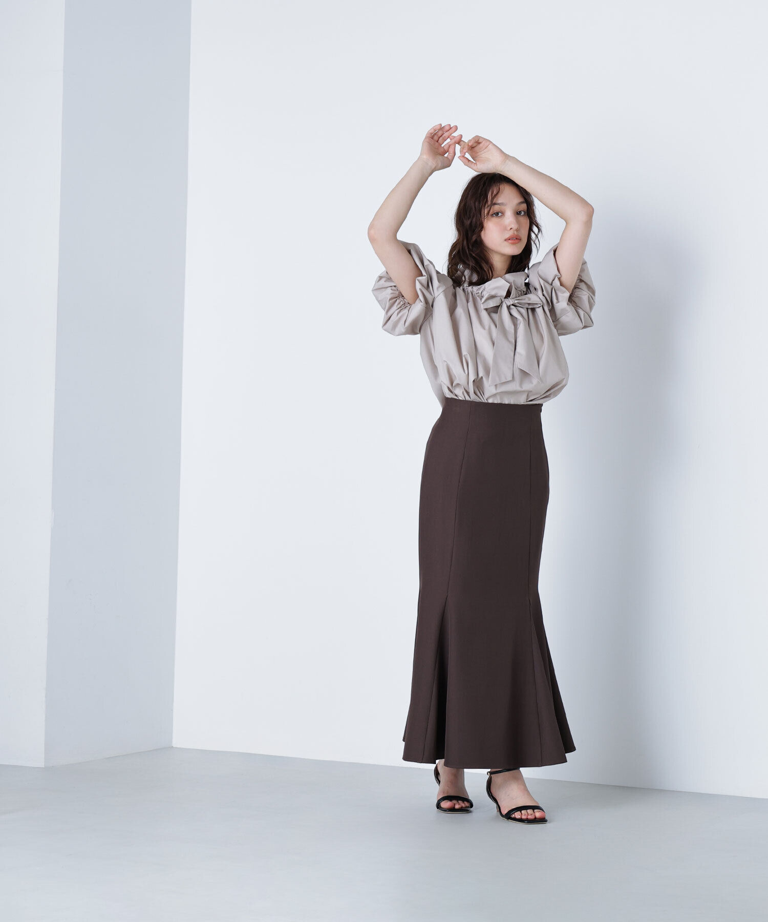  「2wayリボンボウブラウス」|シャツ・ブラウス|