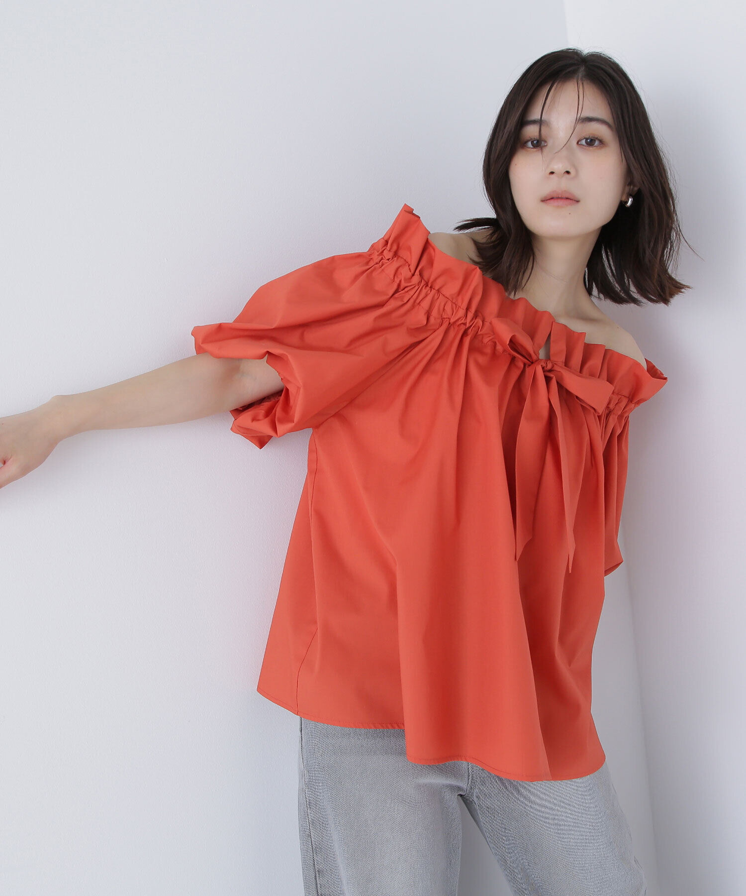  「2wayリボンボウブラウス」|シャツ・ブラウス|
