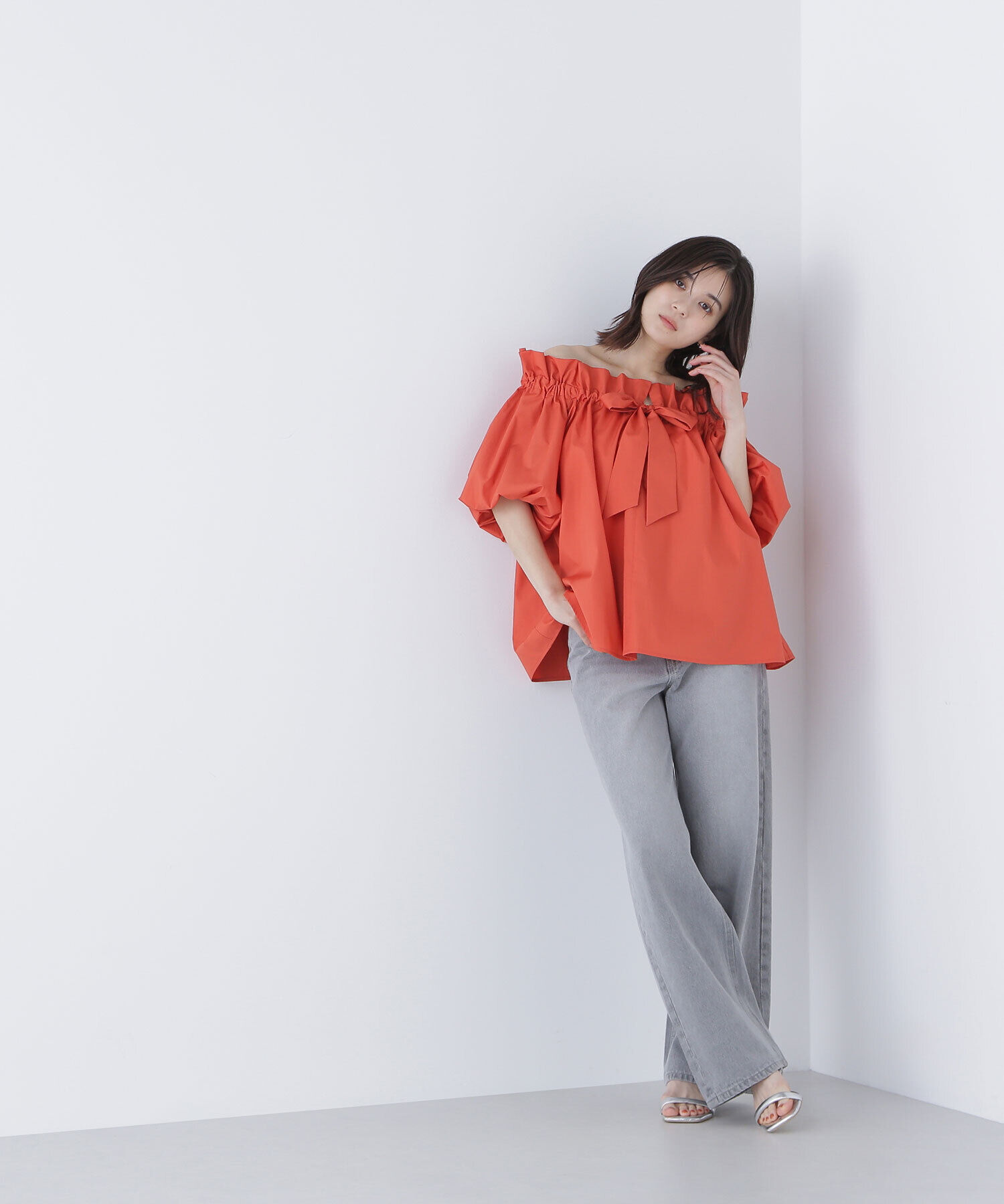  「2wayリボンボウブラウス」|シャツ・ブラウス|