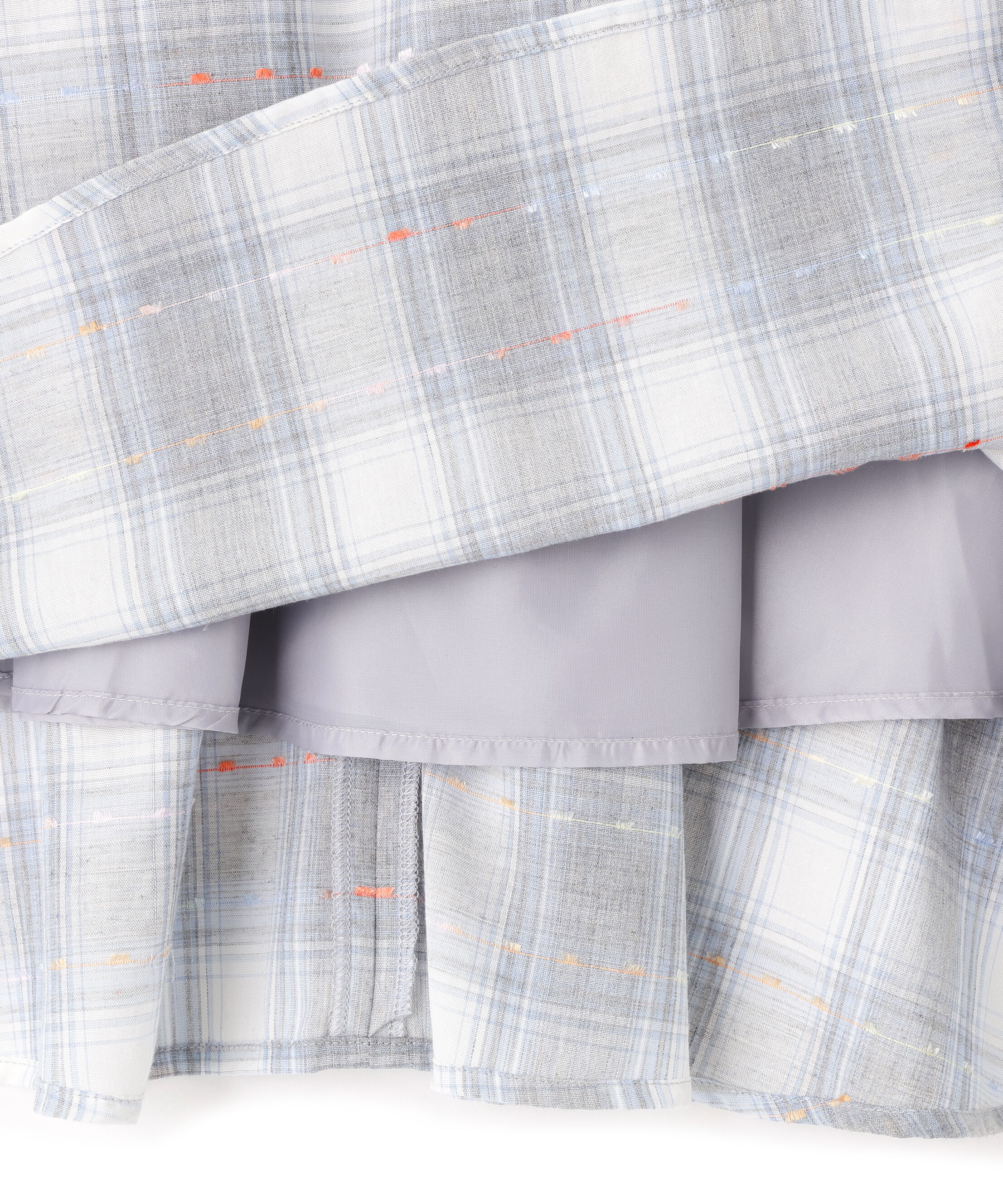  「カラーヤーンチェックスカート」|スカート|