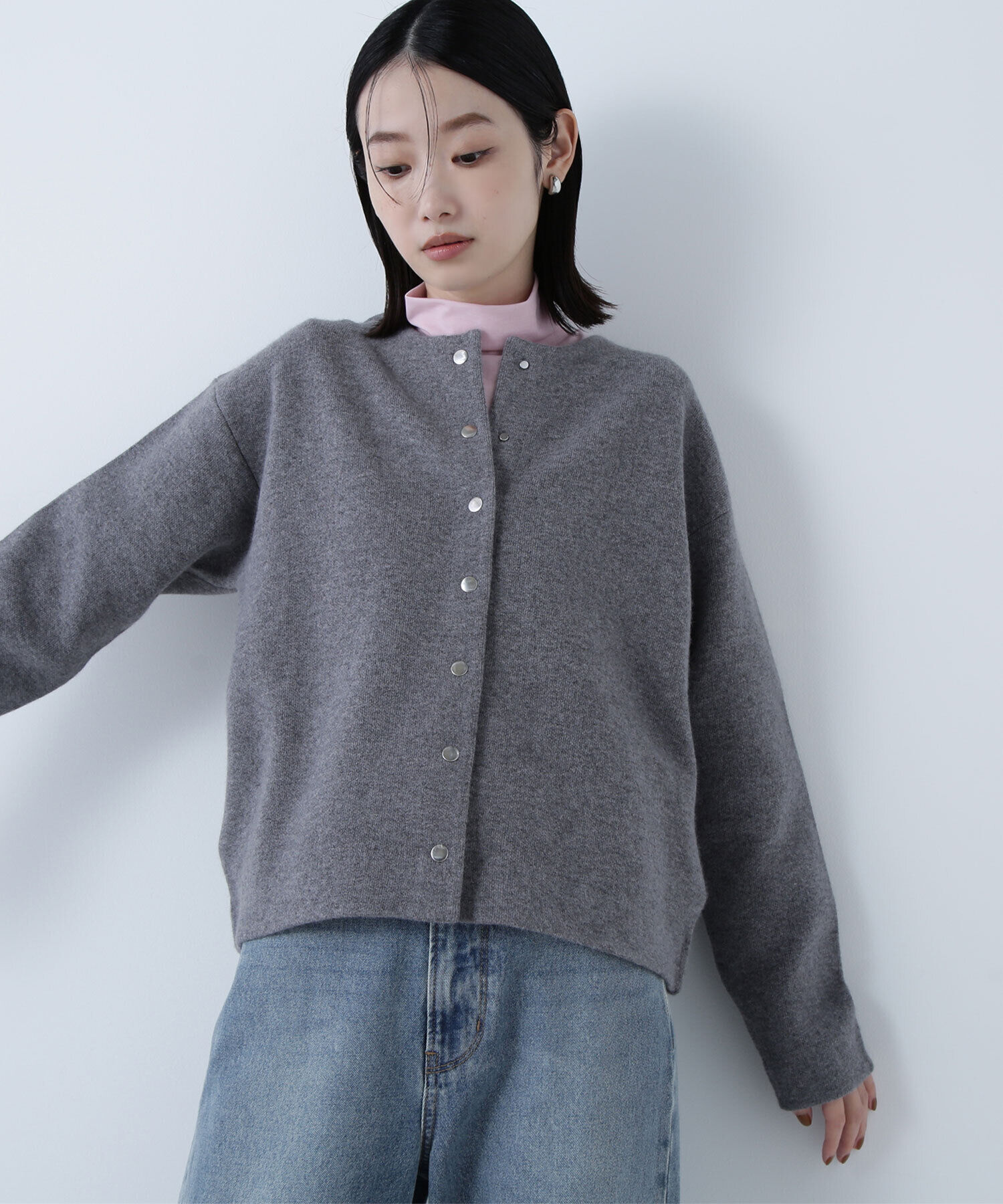  「FOX接結ニットジャケット」|ニット・セーター|