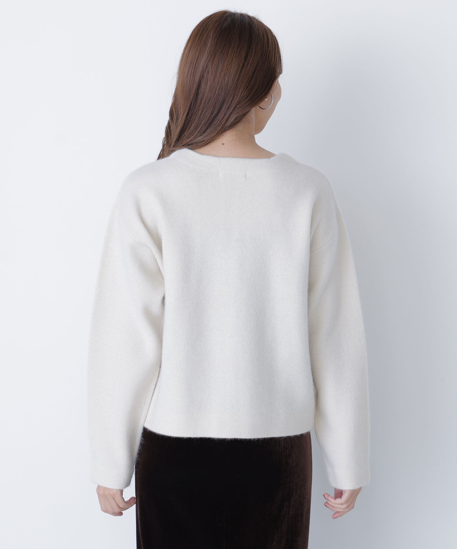  「FOX接結ニットジャケット」|ニット・セーター|