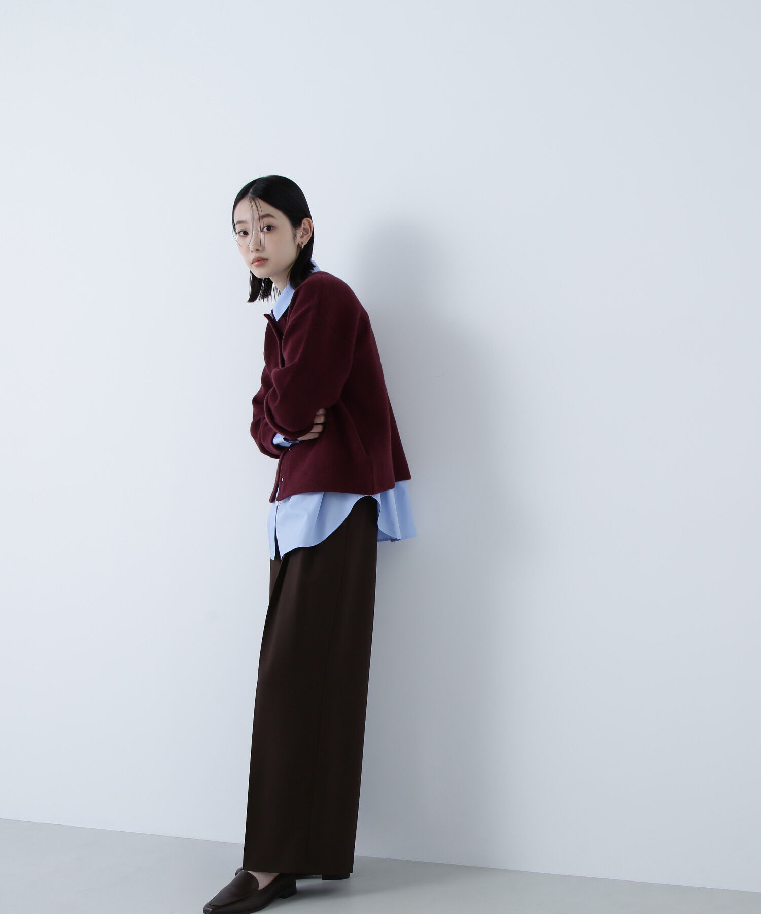  「FOX接結ニットジャケット」|ニット・セーター|