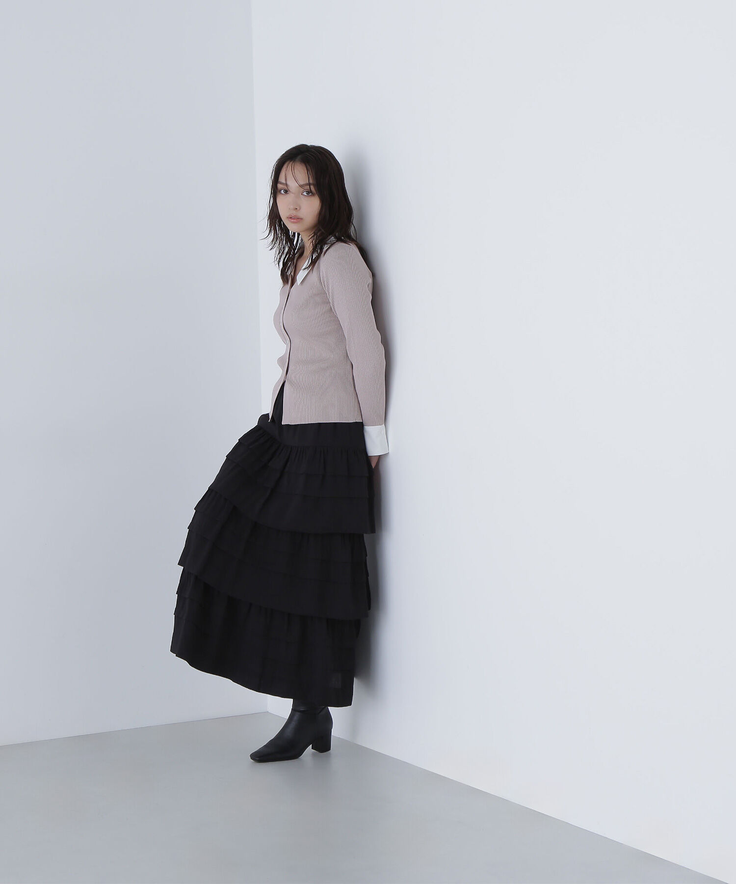  「ミルフィーユティアードスカート」|スカート|