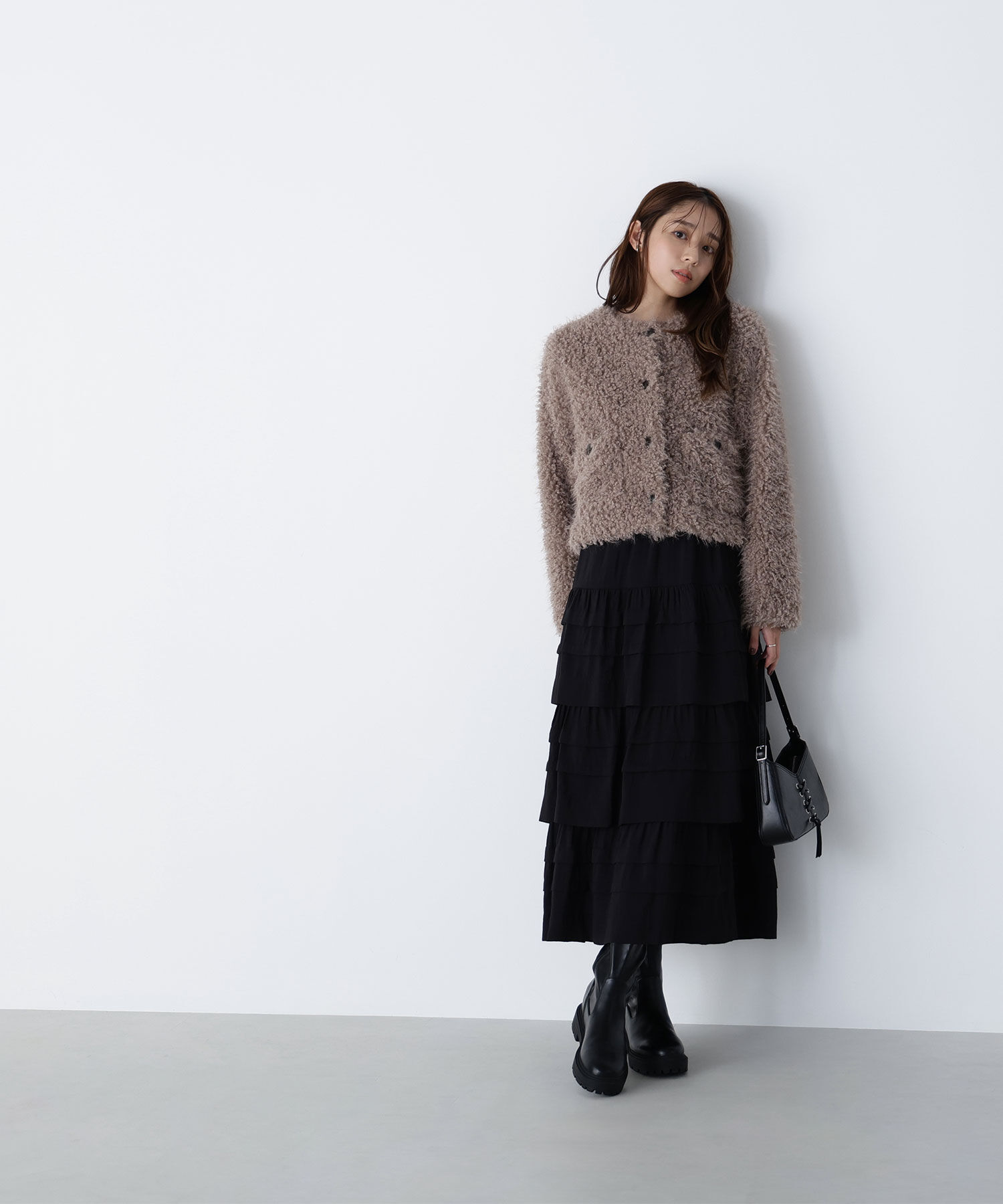  「ミルフィーユティアードスカート」|スカート|