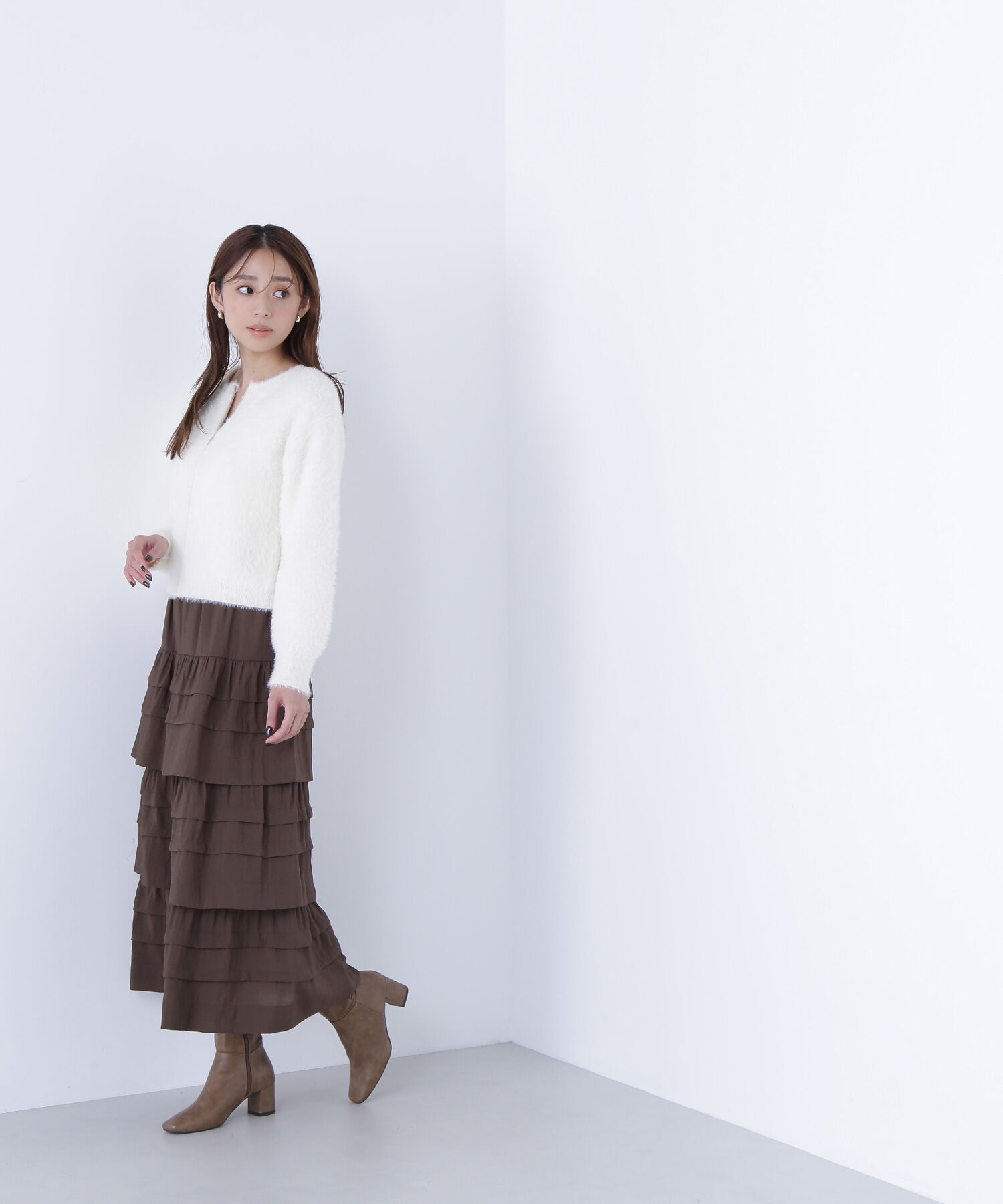  「ミルフィーユティアードスカート」|スカート|