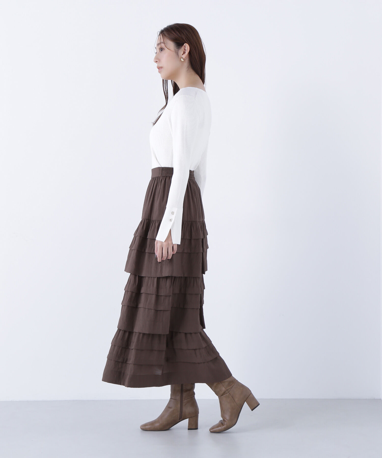  「ミルフィーユティアードスカート」|スカート|