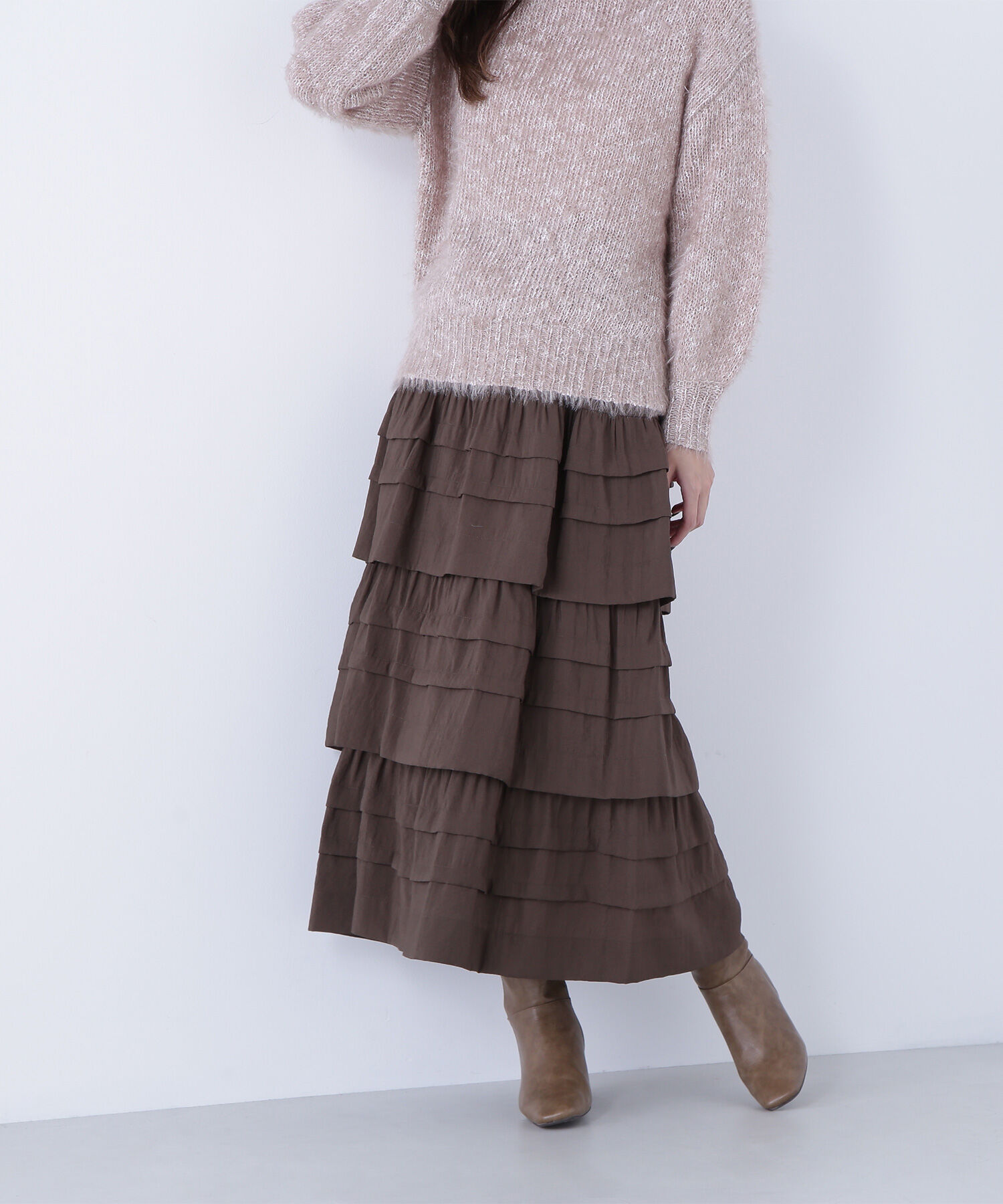  「ミルフィーユティアードスカート」|スカート|
