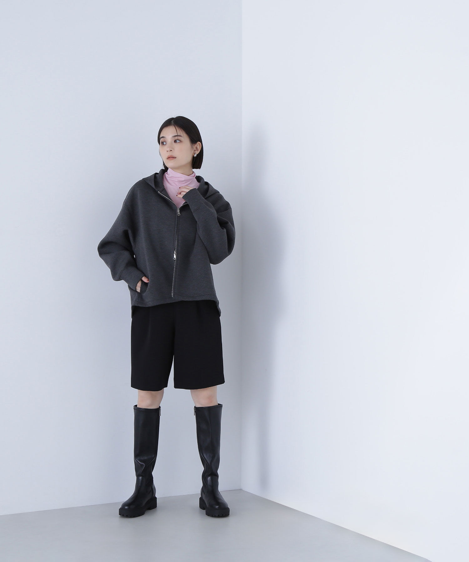  「テントラインダンボールパーカー」|Tシャツ・カットソー|