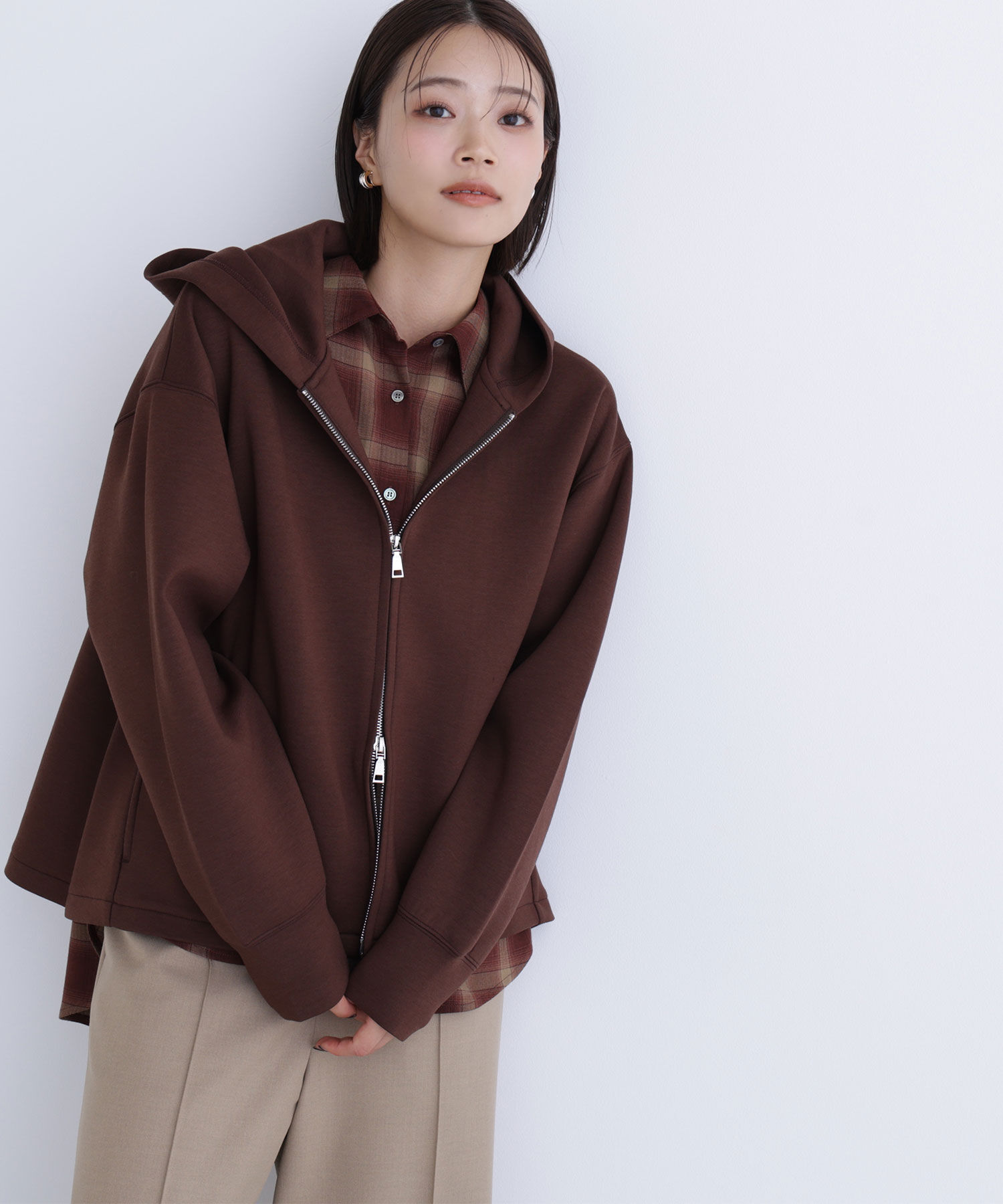  「テントラインダンボールパーカー」|Tシャツ・カットソー|