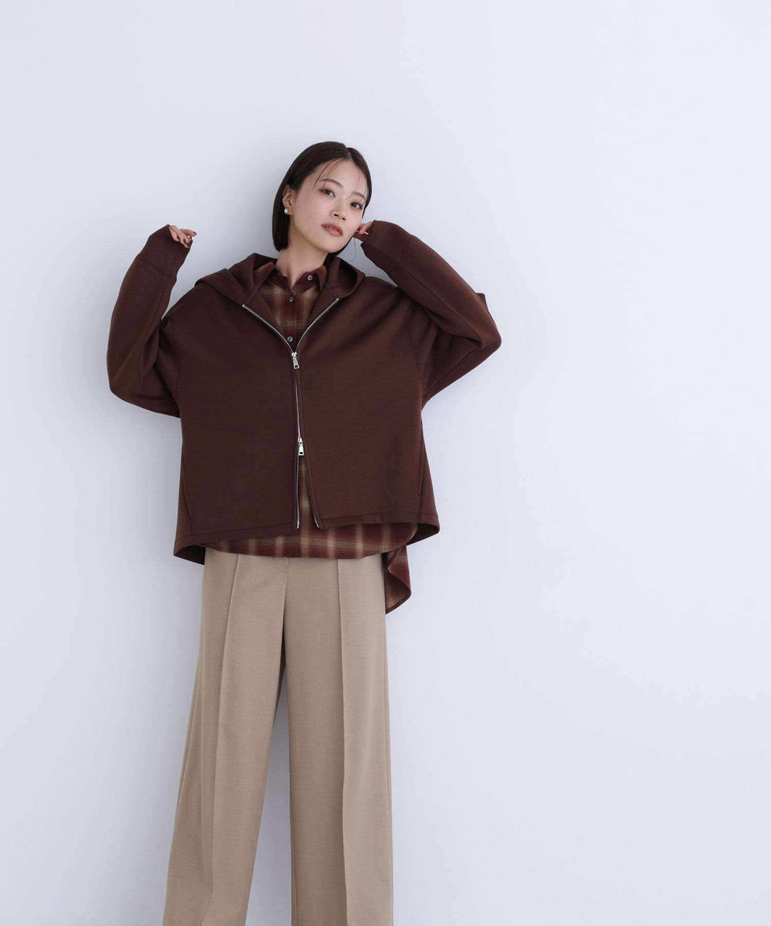  「テントラインダンボールパーカー」|Tシャツ・カットソー|