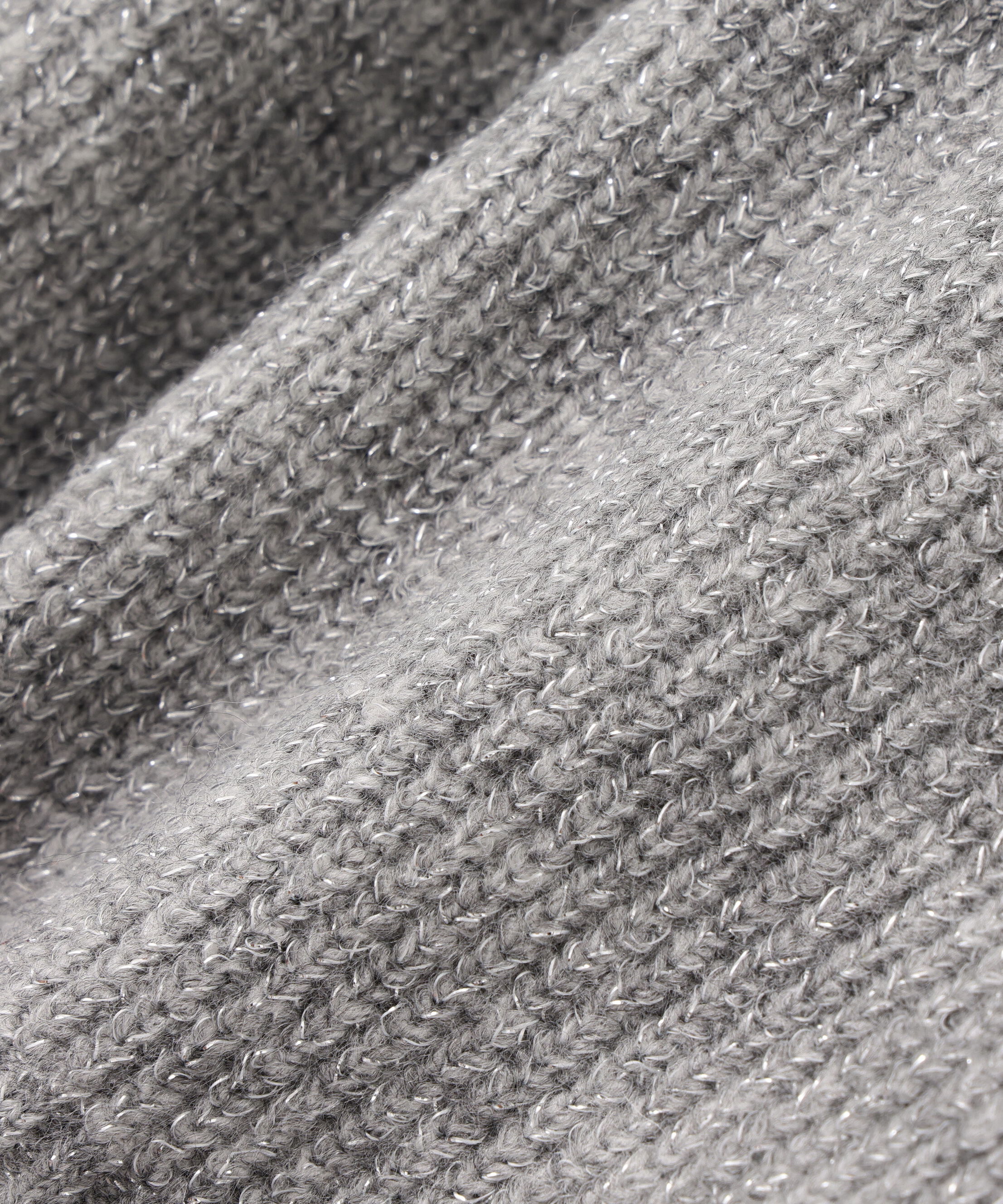  「オフショルボクシーラメニット」|ニット・セーター|