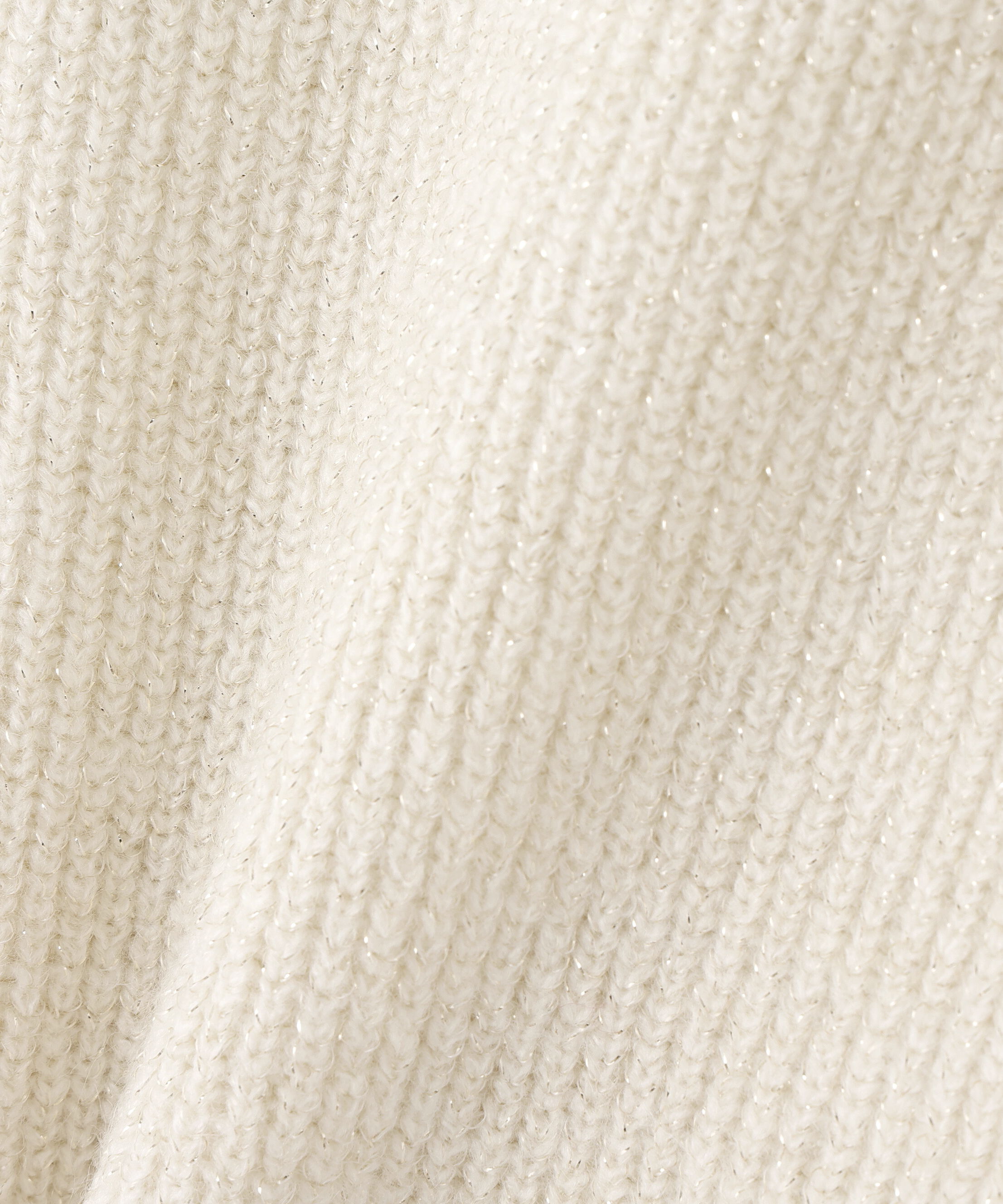  「オフショルボクシーラメニット」|ニット・セーター|