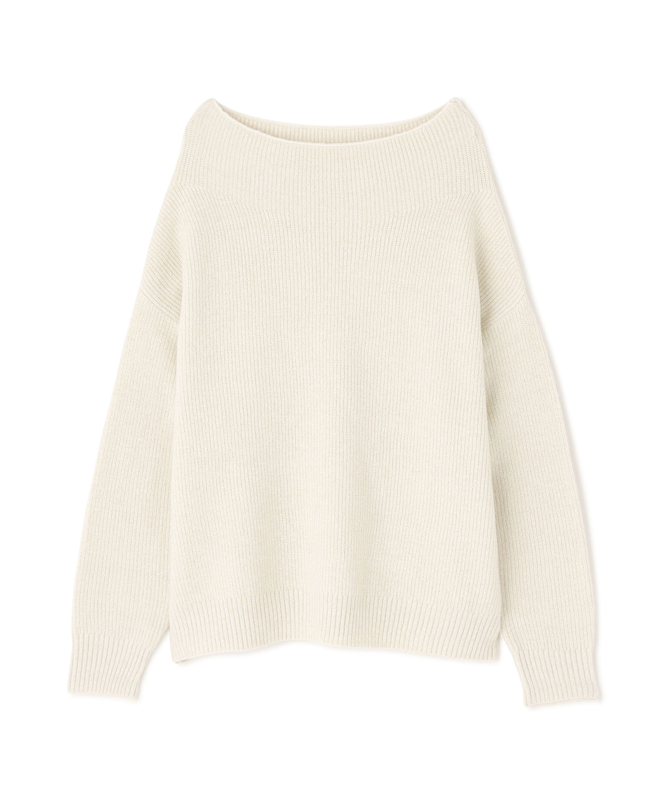  「オフショルボクシーラメニット」|ニット・セーター|