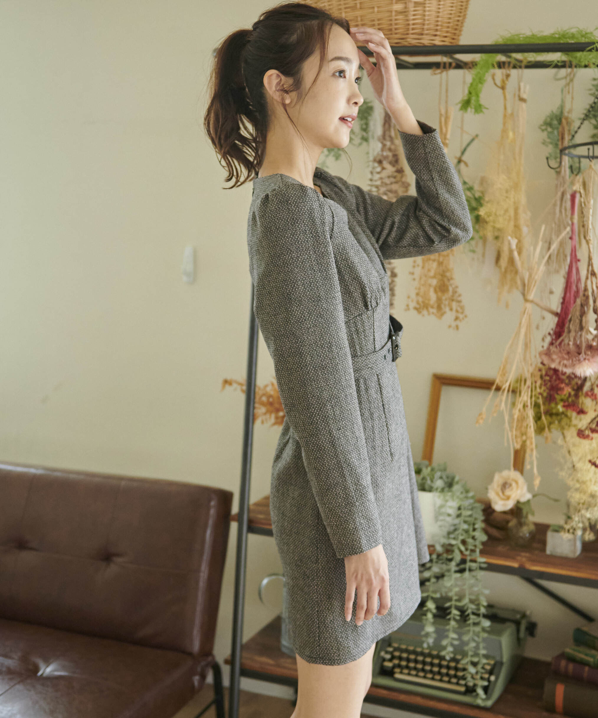  「パネル切替ミニワンピース」|ワンピース|