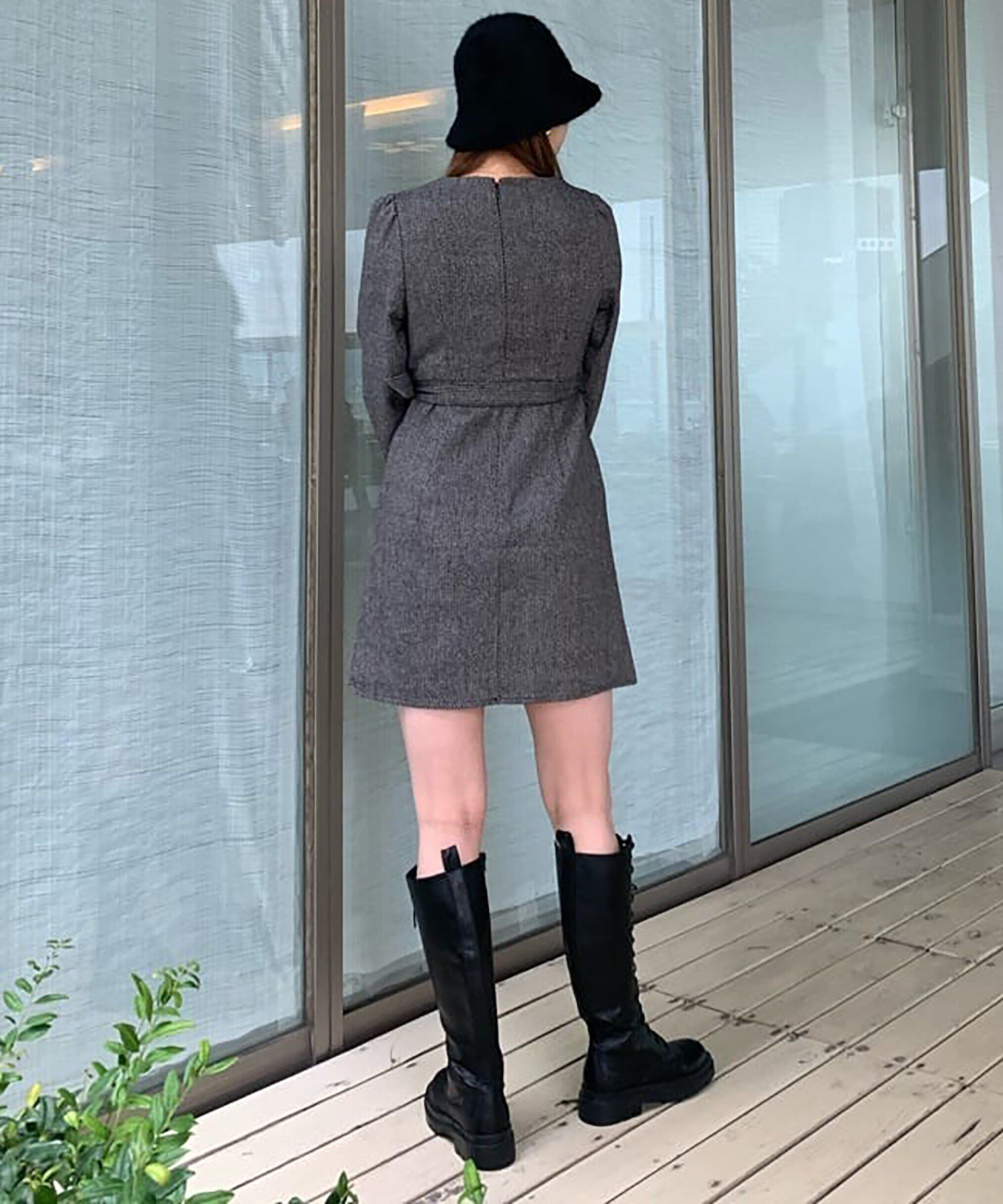  「パネル切替ミニワンピース」|ワンピース|