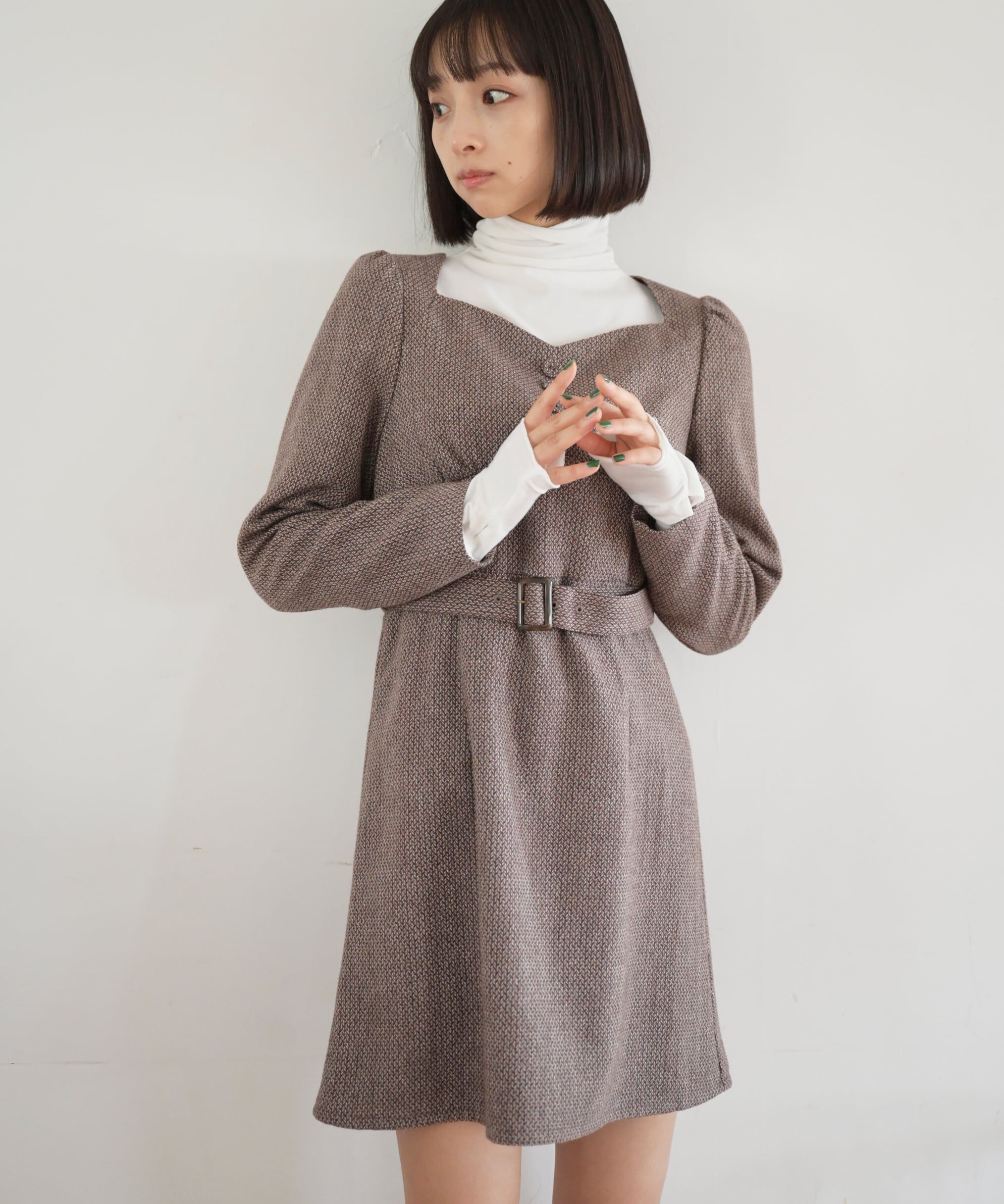  「パネル切替ミニワンピース」|ワンピース|