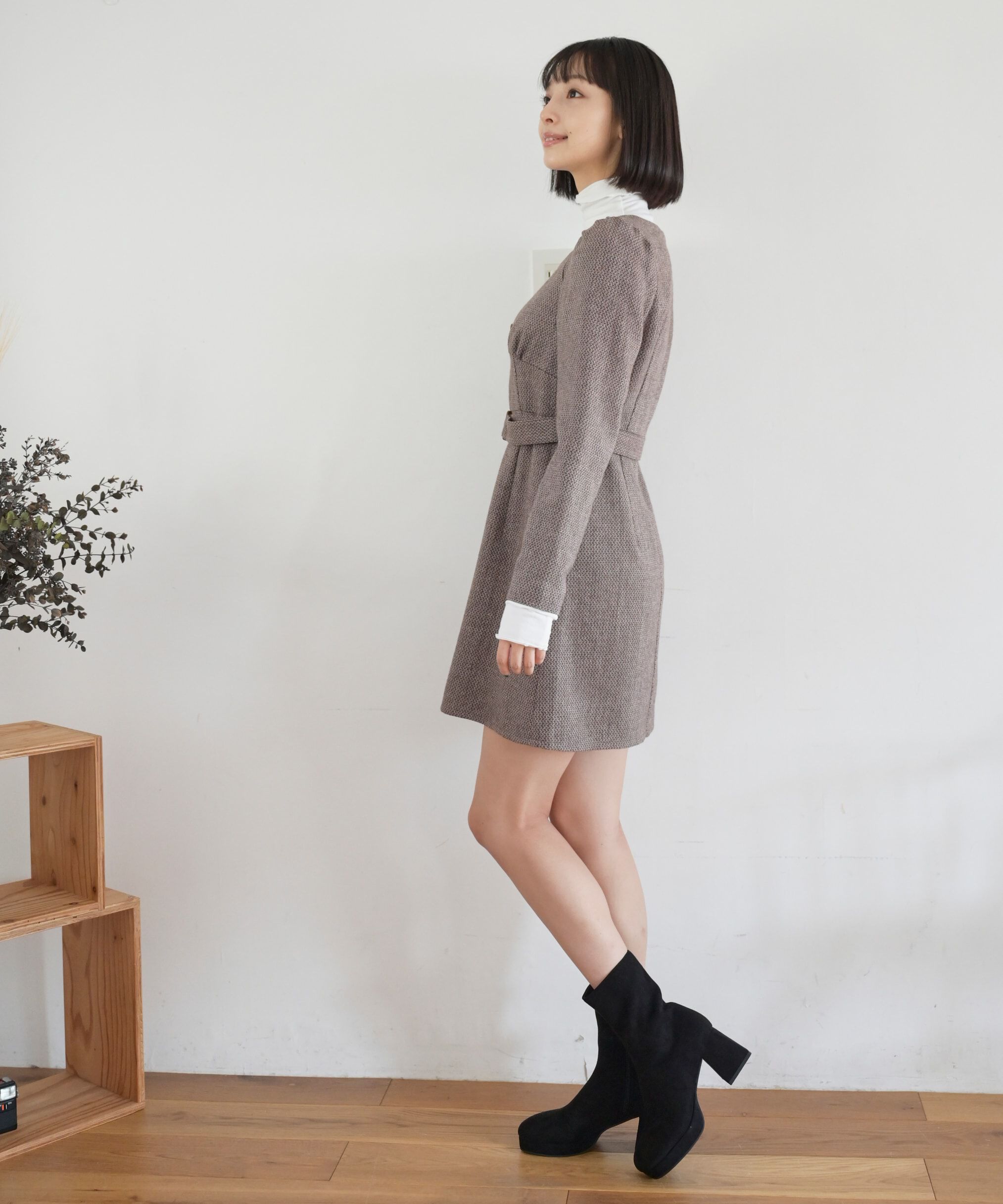  「パネル切替ミニワンピース」|ワンピース|