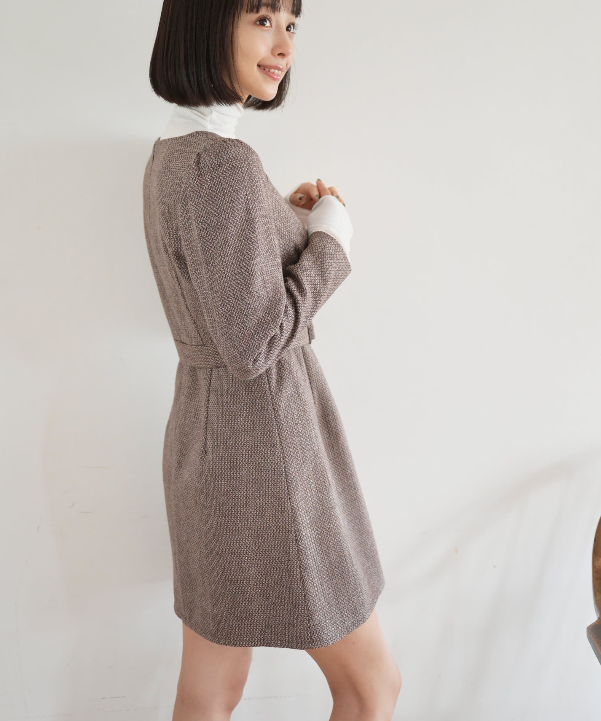  「パネル切替ミニワンピース」|ワンピース|