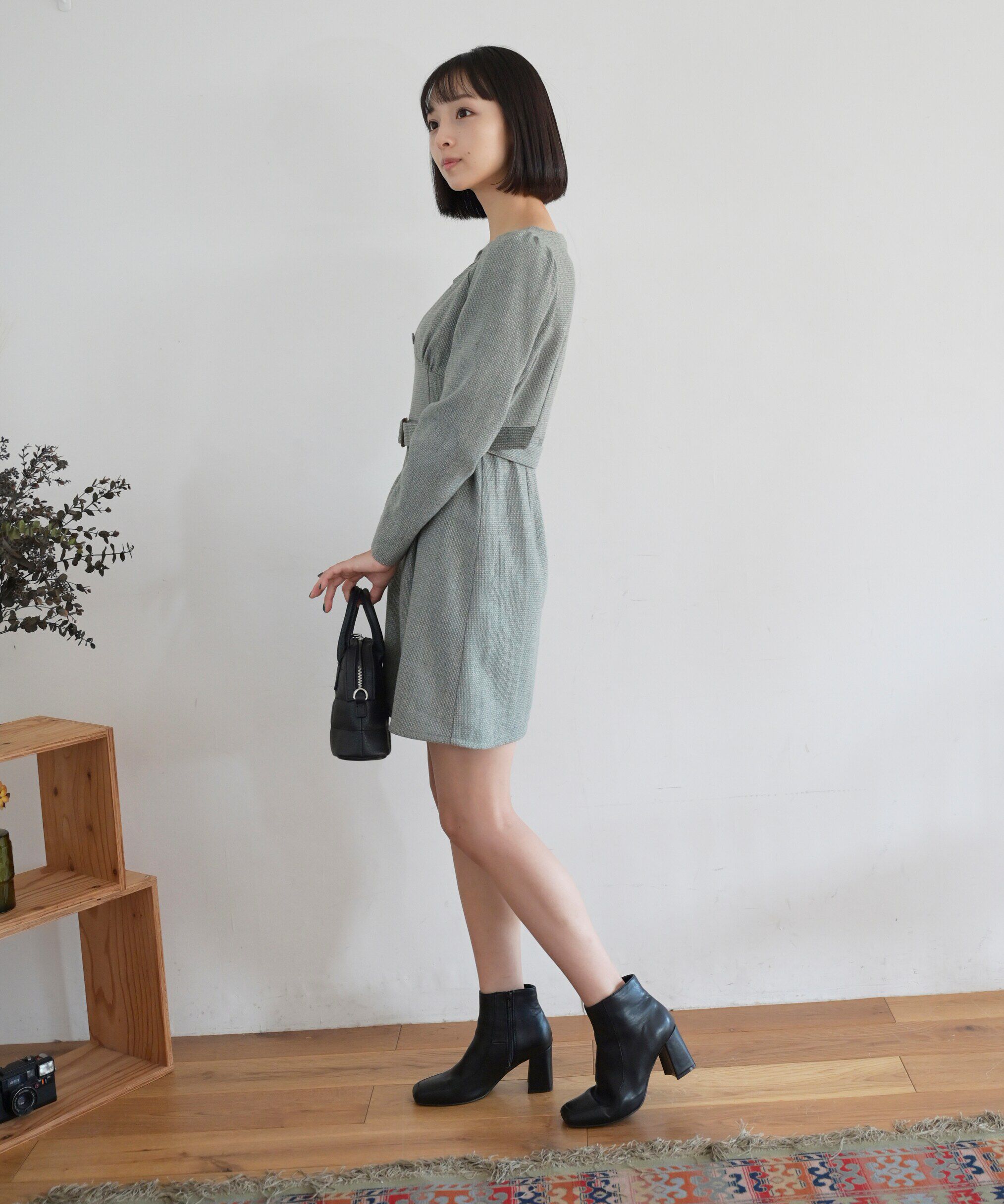  「パネル切替ミニワンピース」|ワンピース|