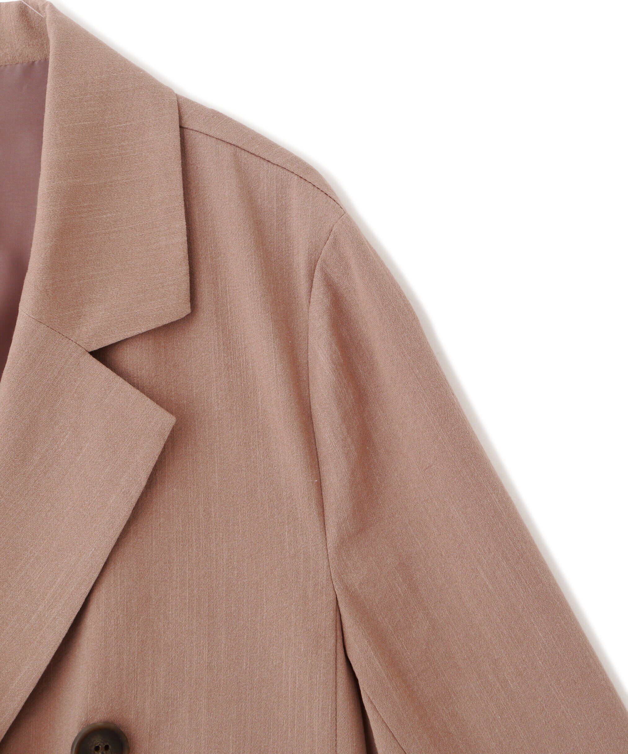  「麻調合繊ショート丈ジャケット」|その他|