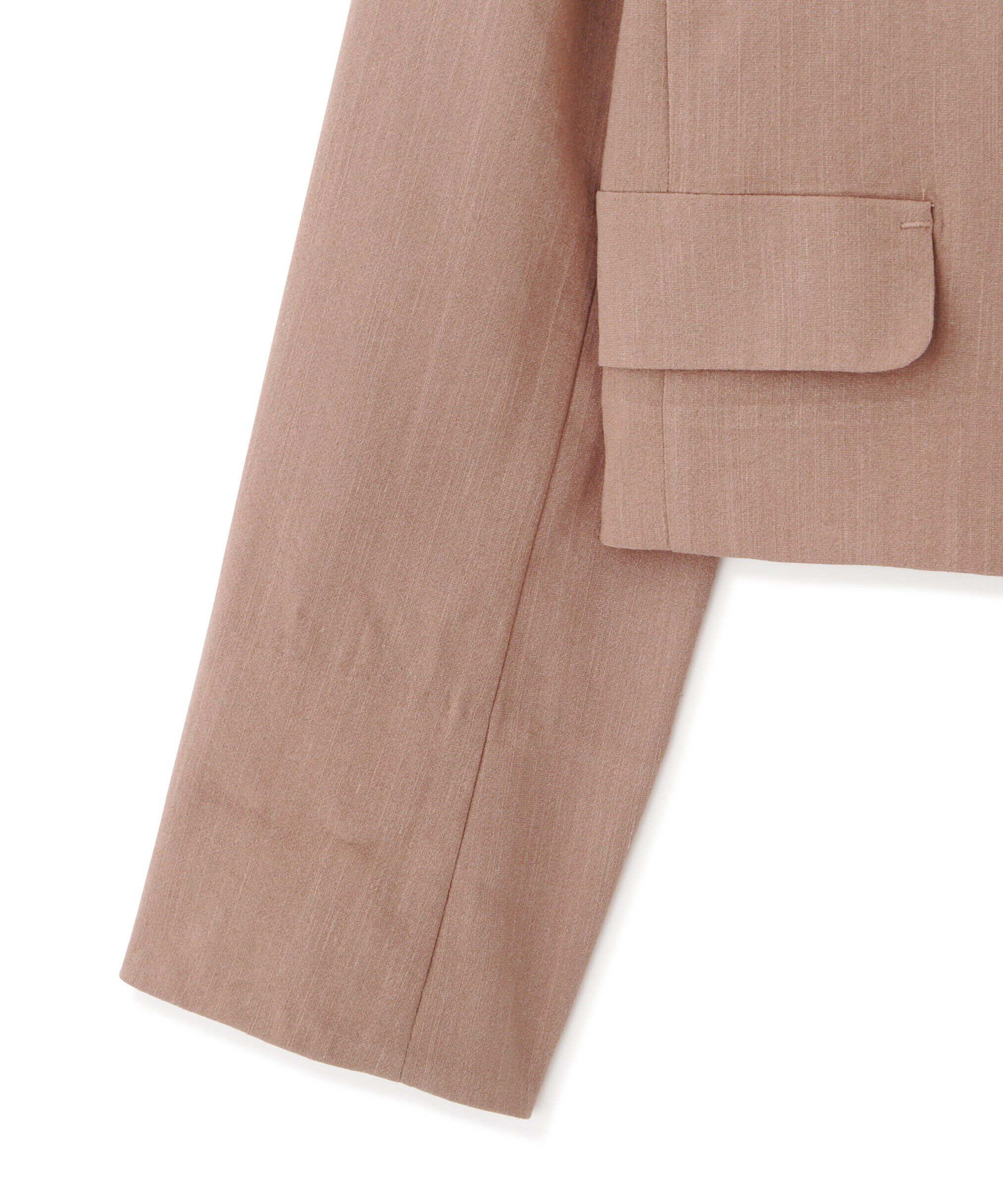  「麻調合繊ショート丈ジャケット」|その他|